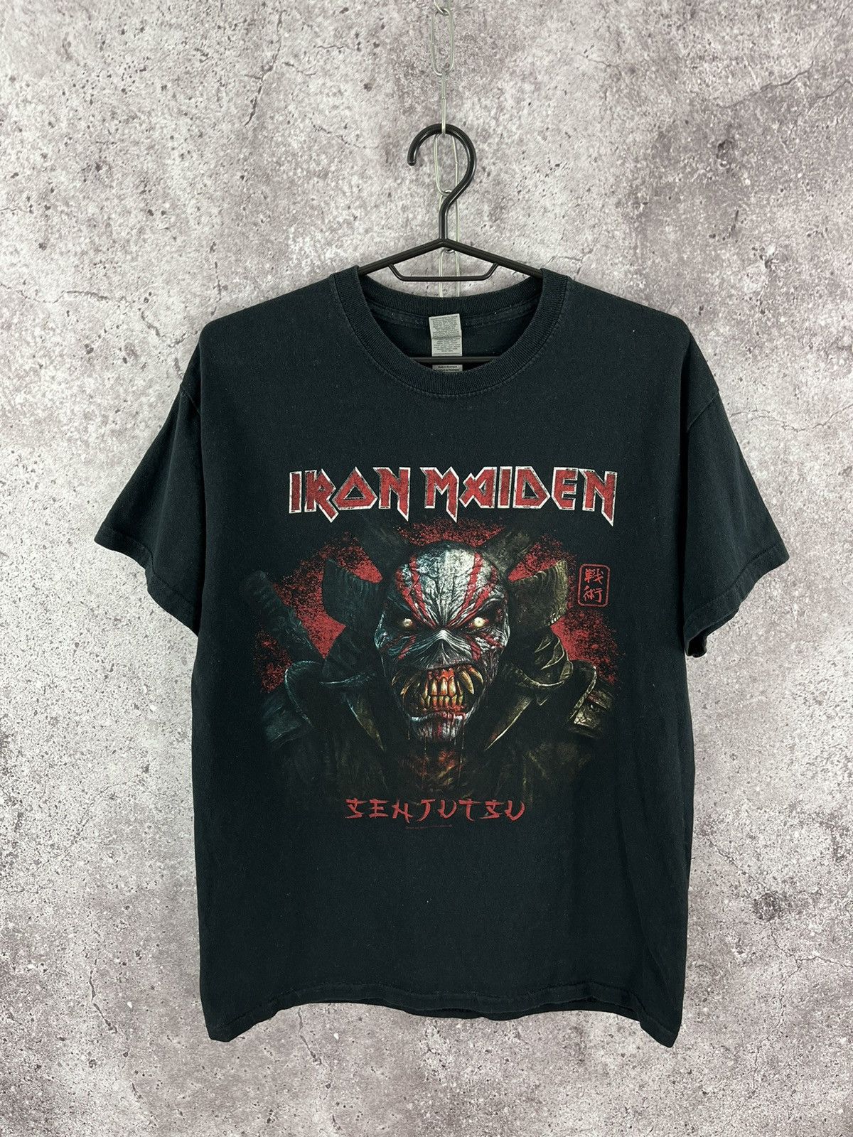 Band Tees Iron Maiden T-Shirt Senjutsu Big Double Logo Size M Size US M / EU 48-50 / 2 - 1 Thumbnail