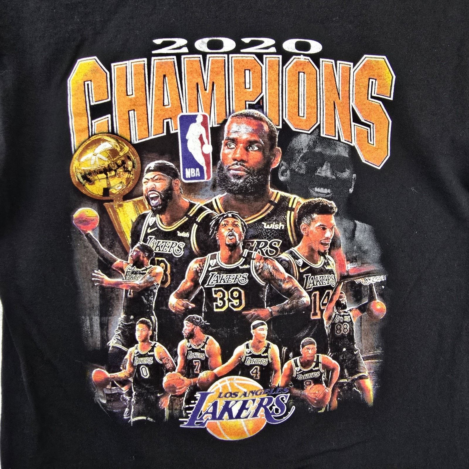NBA Los Angeles Lakers Shirt Mens Medium 2020 Champions LeBron Size US M / EU 48-50 / 2 - 2 Thumbnail
