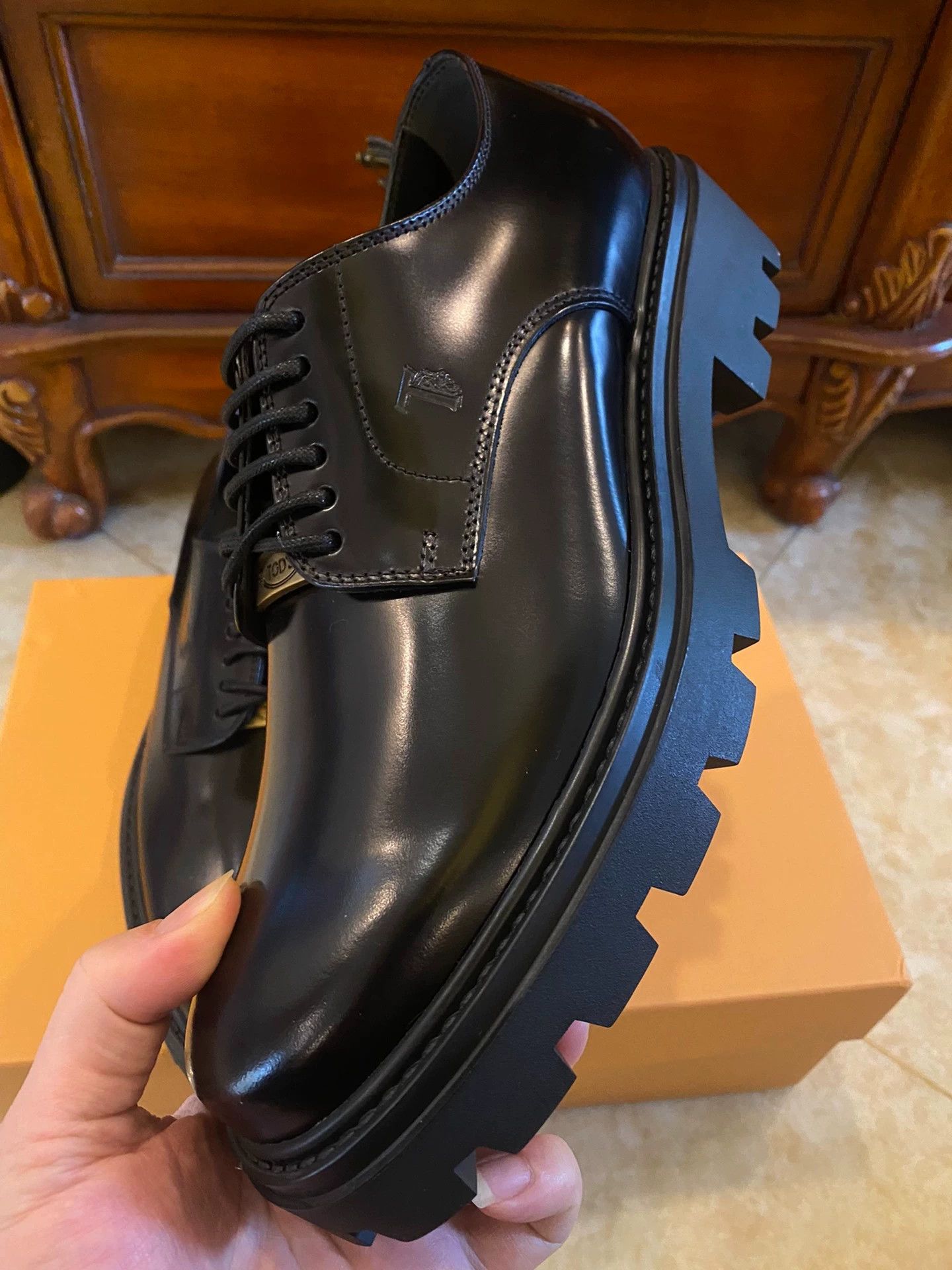 Tod's TODS Platform Derby Shoe New Authentic 7,8,9 Size US 9 / EU 42 - 3 Thumbnail