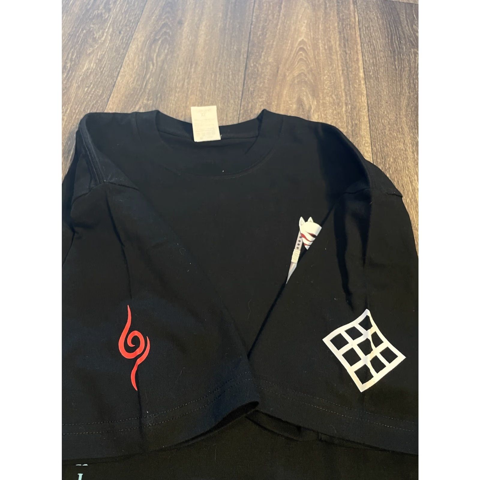 Doublet Kakashi Hatake Naruto Double-Sided Anime Vintage T-Shirt XL Men Black Shirt Size US XL / EU 56 / 4 - 7 Thumbnail