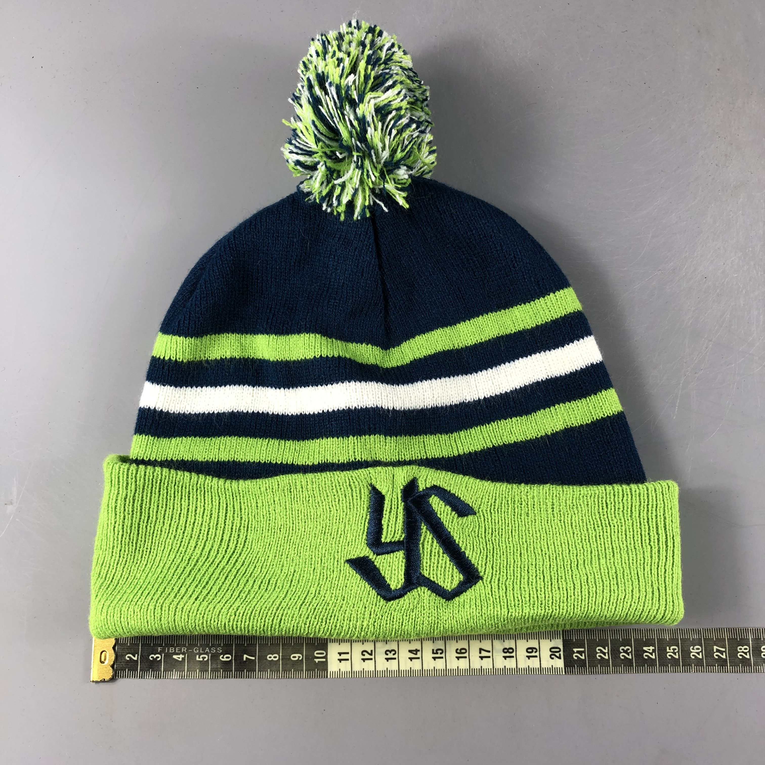 Japanese Brand × Vintage Yakult Swallows Bobble Beanie Snow Hat Snow Cap -D758 Size ONE SIZE - 3 Thumbnail