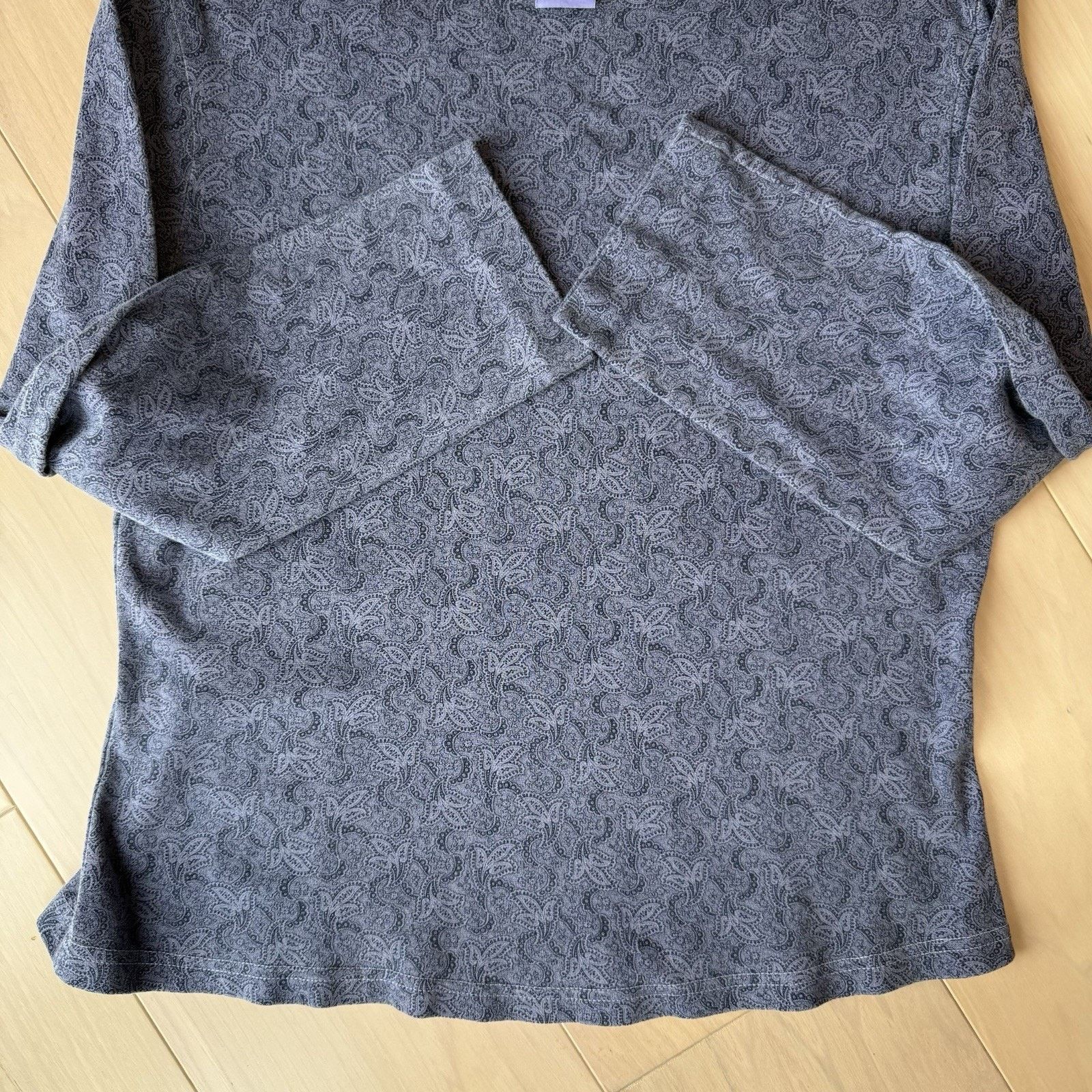 Gramicci × Vintage Vintage Gramicci Shirt Women's L Purple Paisley Long Sleeve Size L / US 10 / IT 46 - 5 Thumbnail