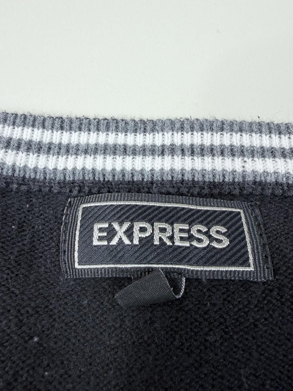 Express Black Express V-neck Sweater Size L Size L / US 10 / IT 46 - 4 Thumbnail