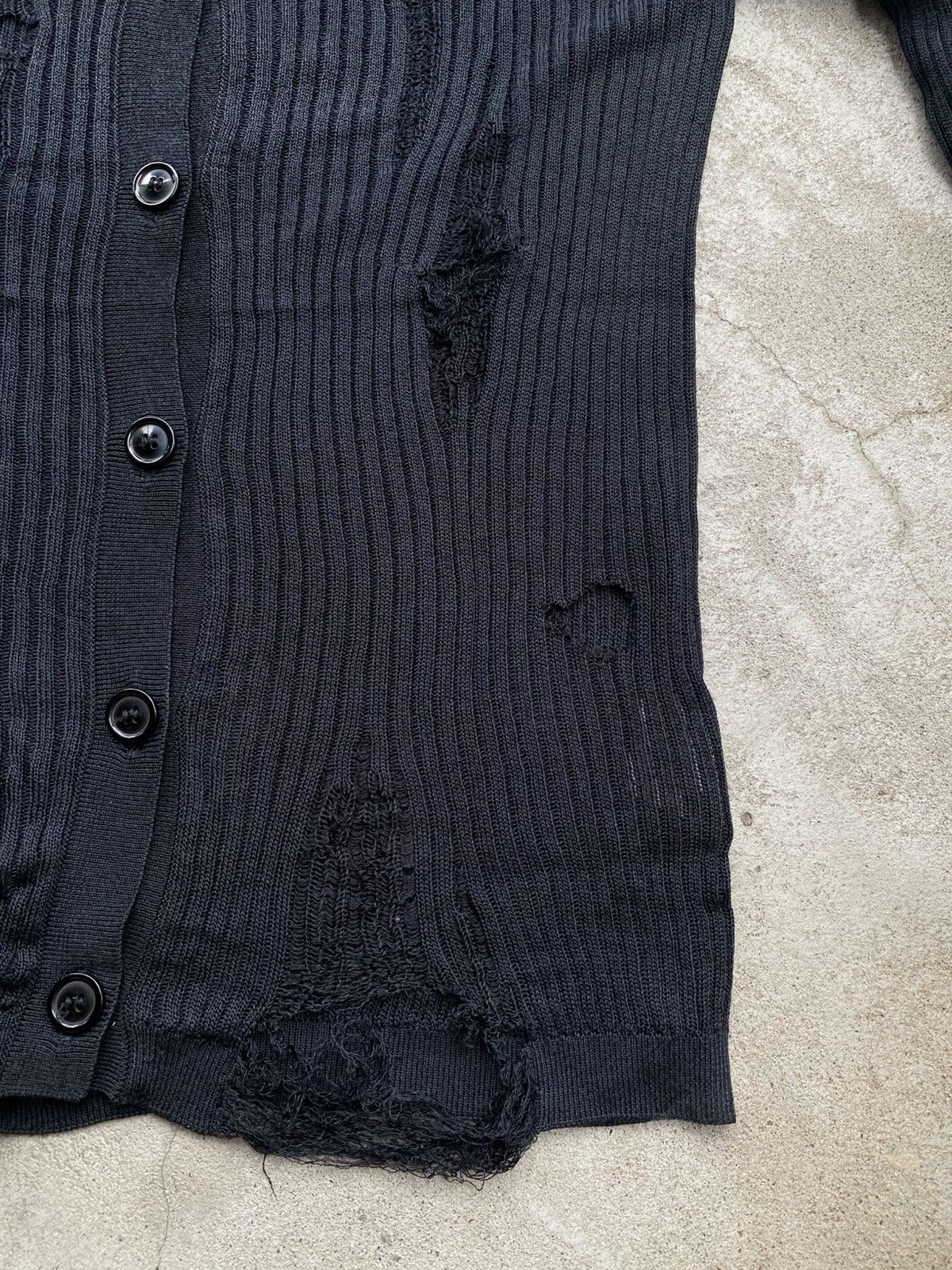 Maison Margiela MAISON MARTIN MARGIELA MM6 DISTRESSED CARDIGAN Size S / US 4 / IT 40 - 9 Thumbnail