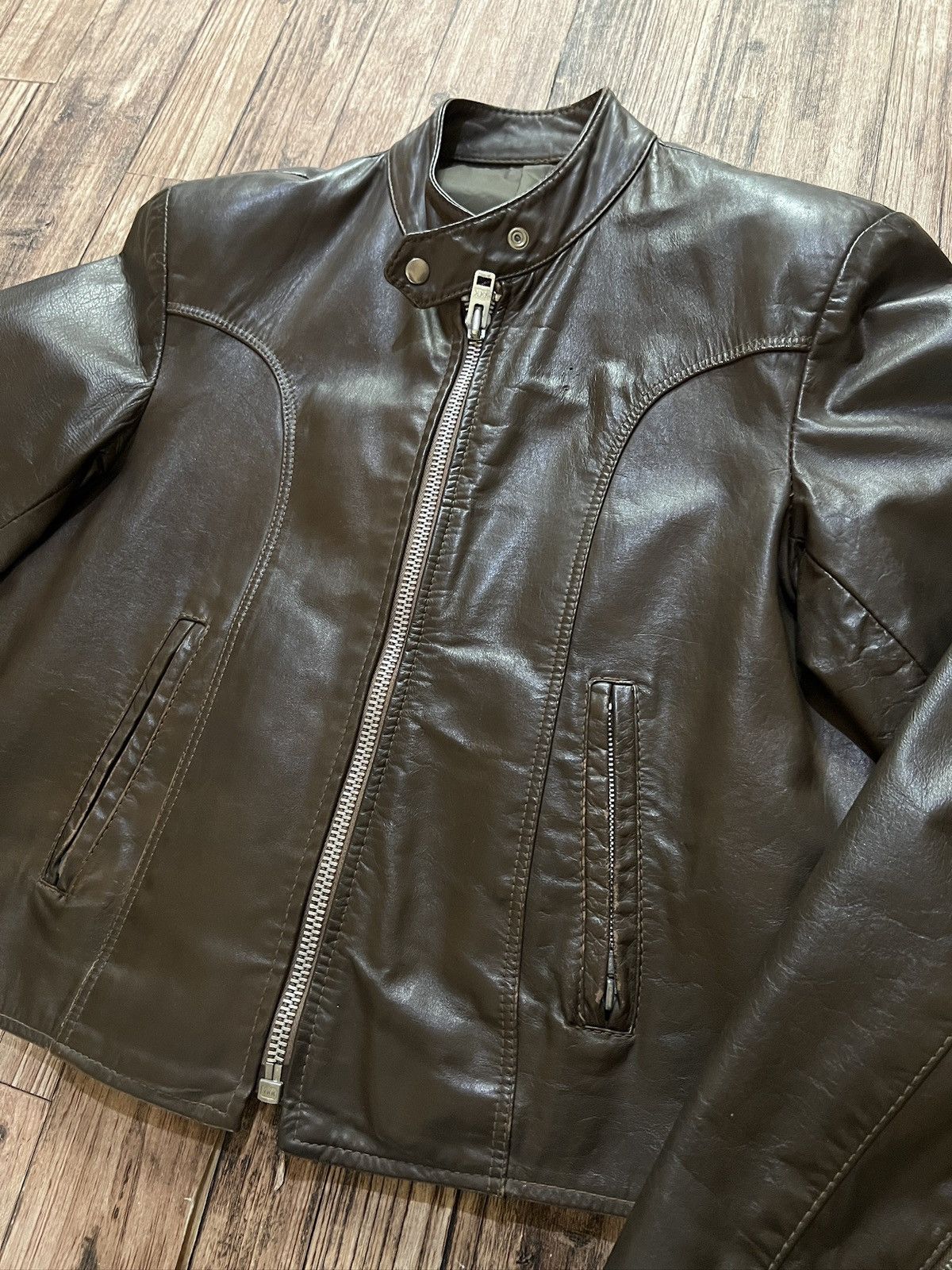Bristol Studios × Schott × Vintage Bristol Cafe Racer Leather Jacket Size US L / EU 52-54 / 3 - 2 Thumbnail