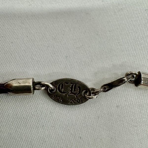 Chrome Hearts Chrome Hearts KZ Heart Silk Bracelet Purple Size ONE SIZE - 3 Thumbnail
