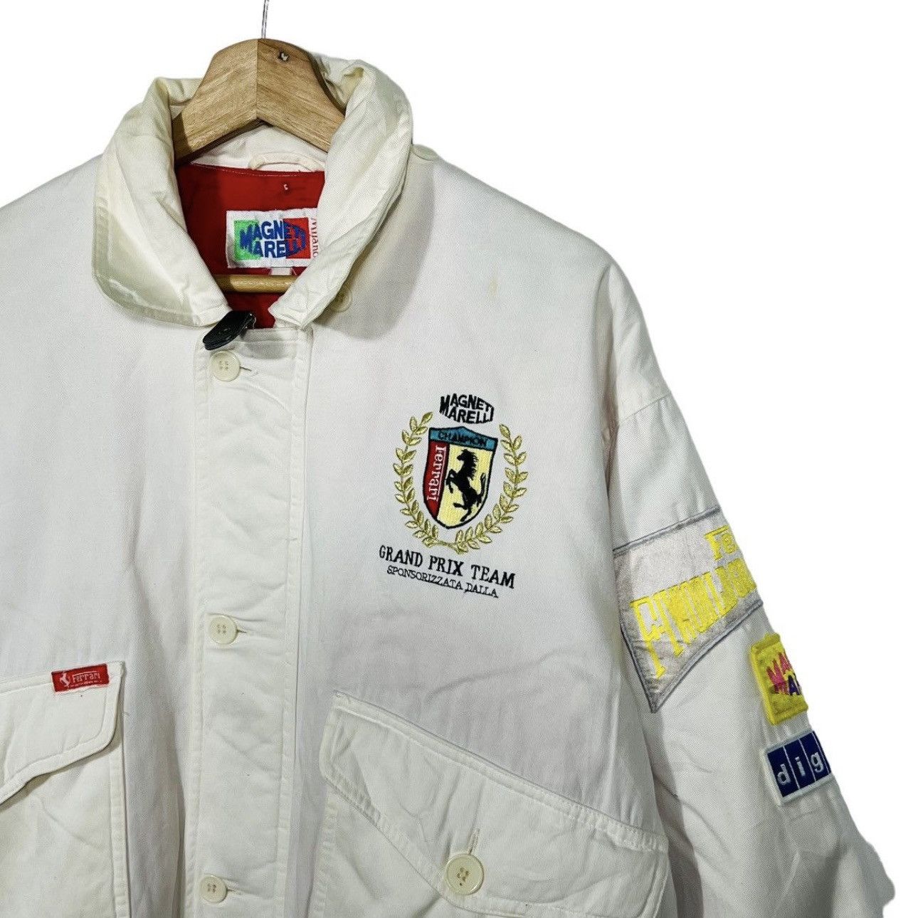 Vintage Vintage bomber jakcet magnet marelli ferrari Size US L / EU 52-54 / 3 - 2 Thumbnail