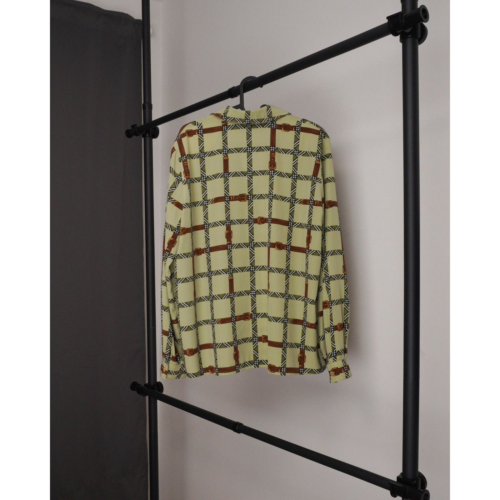 Burberry Vintage burberry silk check pattern long sleeve shirt Size M / US 6-8 / IT 42-44 - 6 Thumbnail