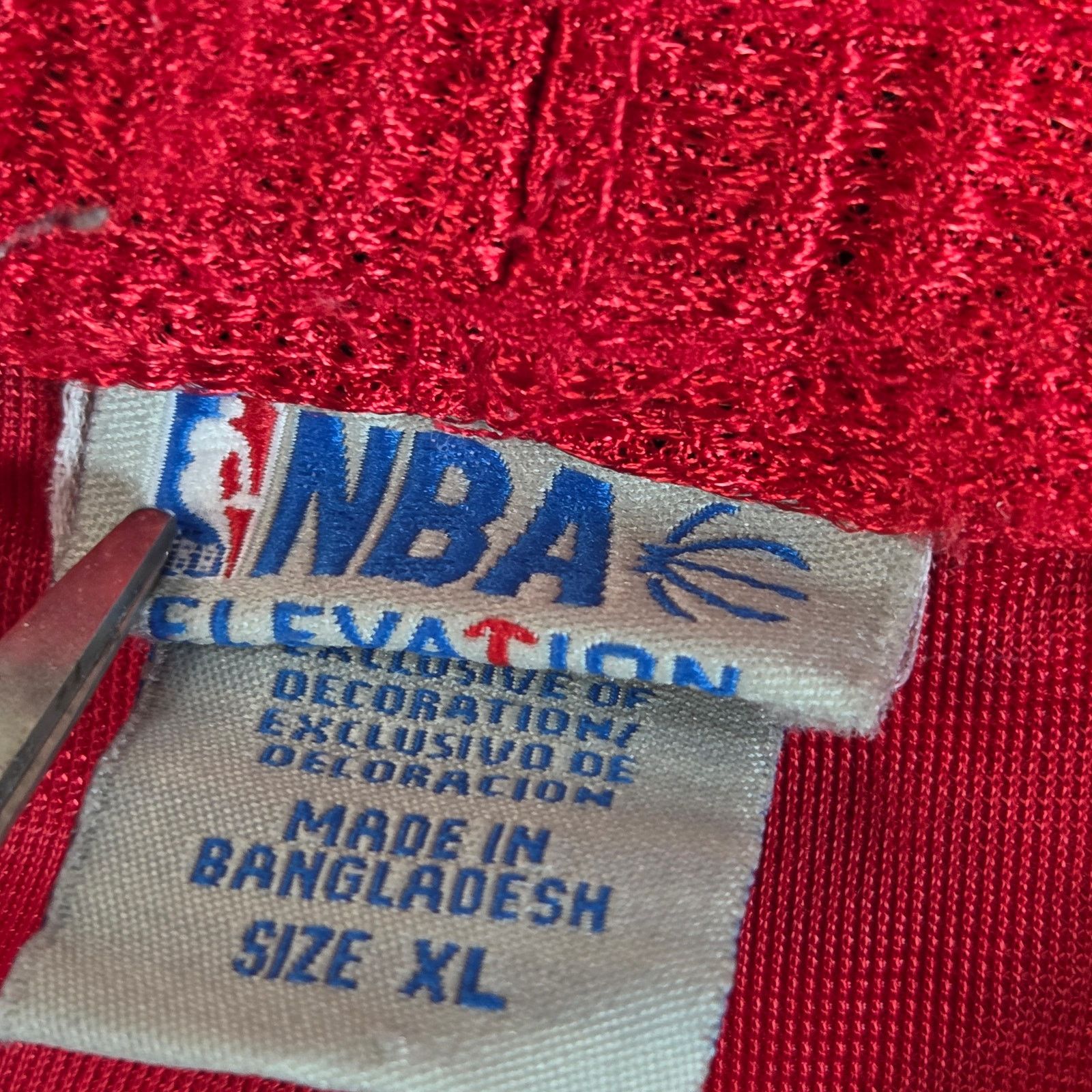 NBA nba elevation red mesh basketball shorts xl Size US 40 / EU 56 - 4 Thumbnail