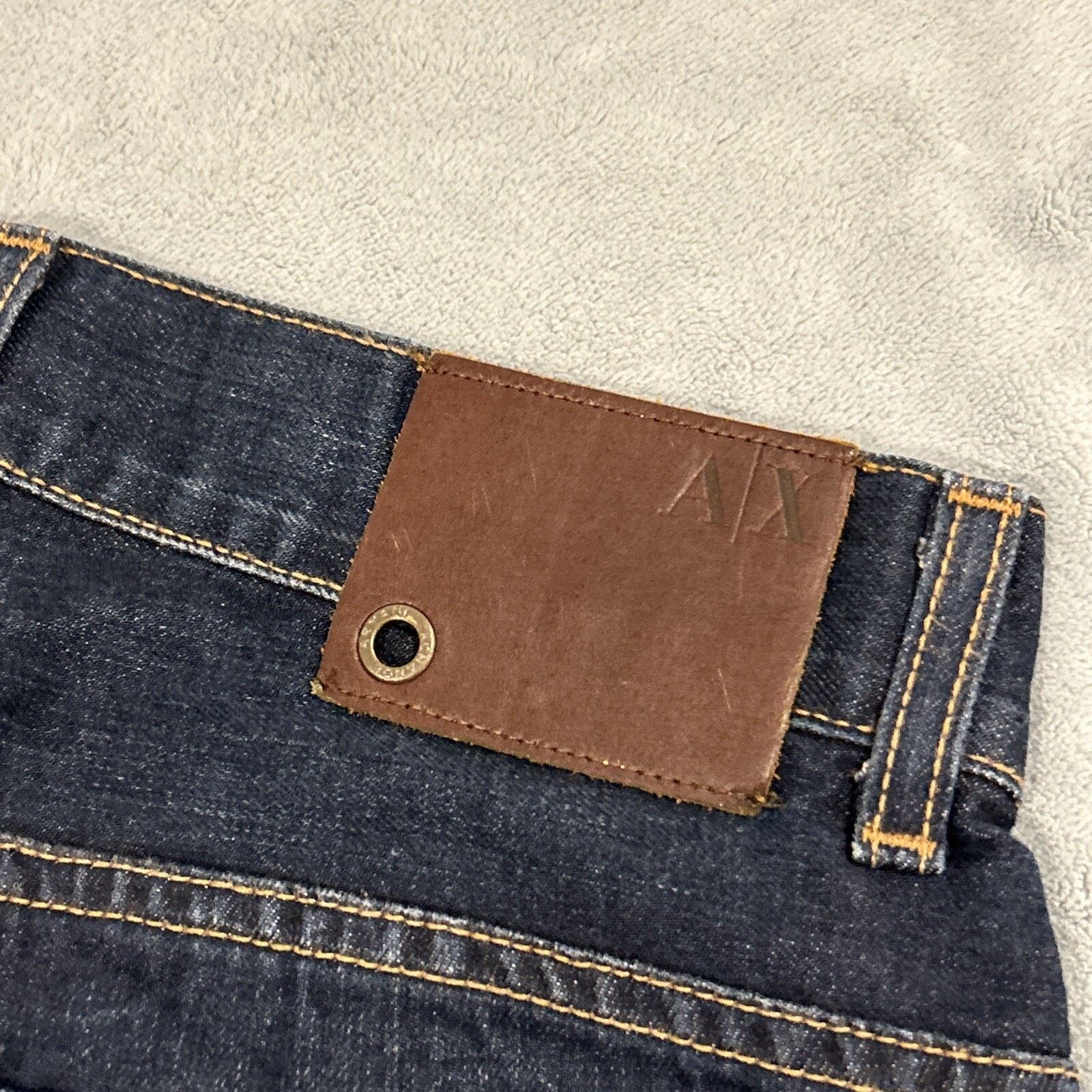 Armani Exchange Armani Exchange Jeans Womens 28 Reg 28x33 Slim Straight Dark Size 28" / US 6 / IT 42 - 9 Thumbnail