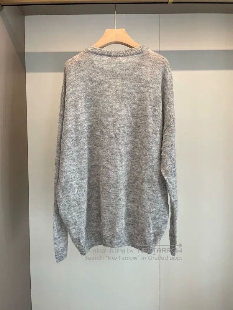 Brunello Cucinelli Brunello Cucinelli Light grey cashmere and mohair sweater Size 3XL / US 20-22 - 2 Thumbnail