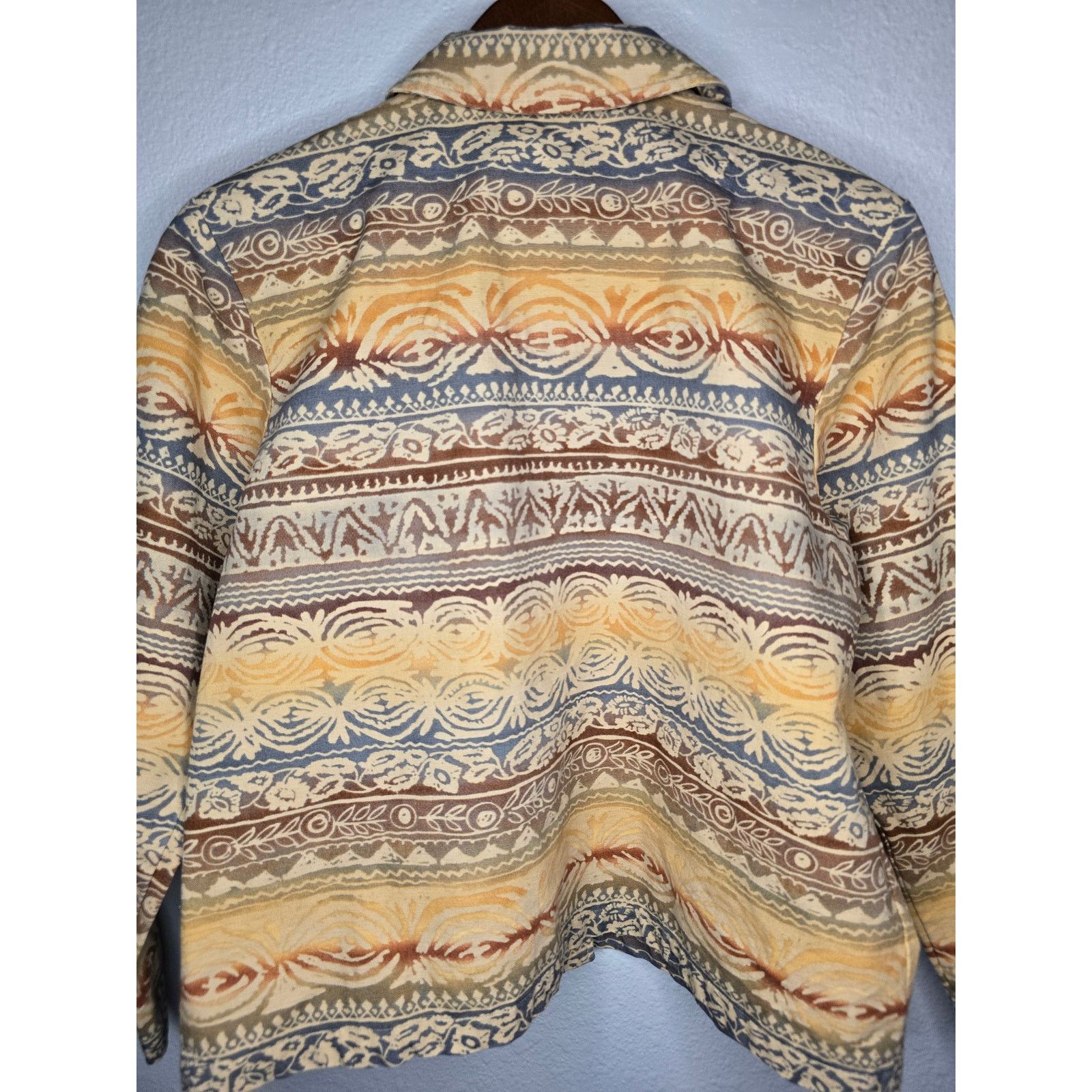 Coldwater Creek Coldwater Creek Coat Womens Petite Medium Tan Boho Shacket Size M / US 6-8 / IT 42-44 - 6 Thumbnail