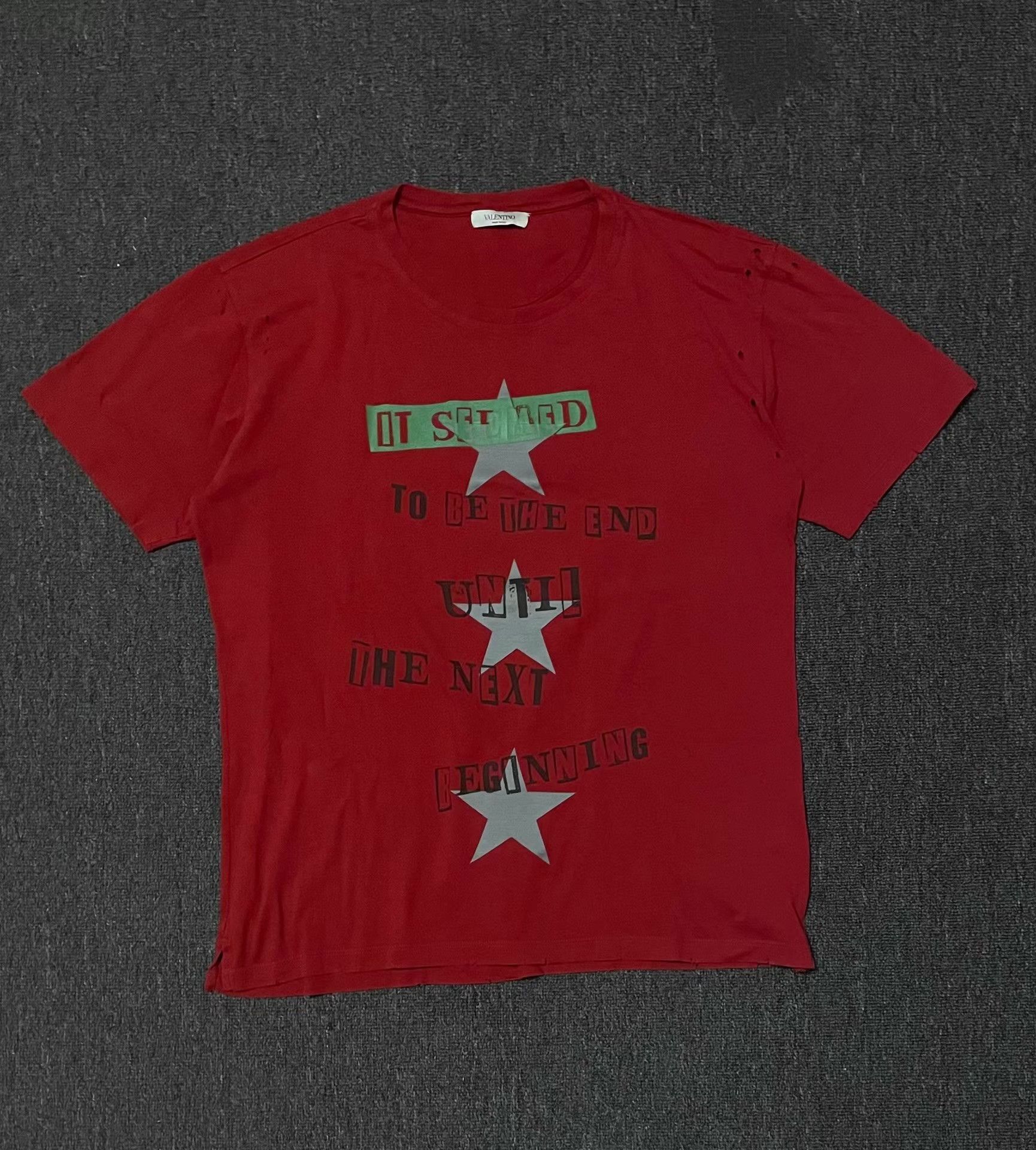 Valentino Valentino Red Short-Sleeve T-Shirt Size US L / EU 52-54 / 3 - 1 Thumbnail