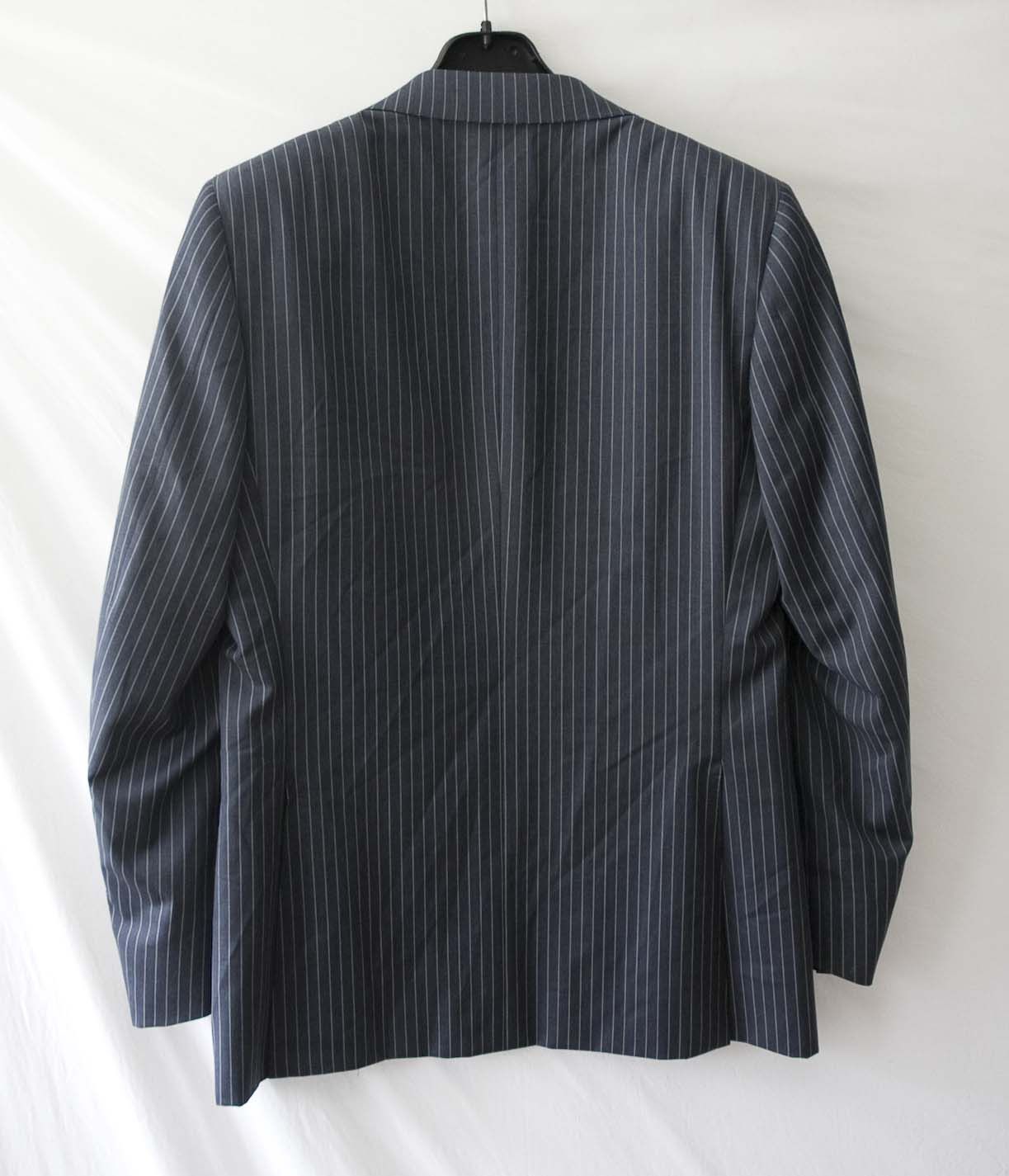Canali Canali Jacket Wool Made in Italy Size 48R/38US Blue Stripe Size 38R - 8 Thumbnail