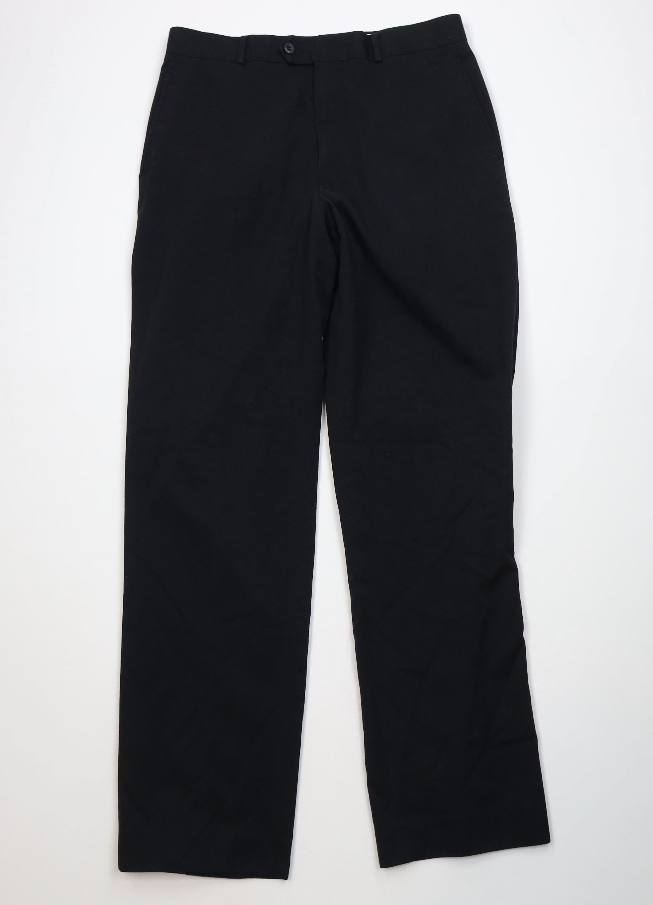 Vintage Vintage 90s Streetwear Distressed Wide Leg Chino Pants Black Size US 32 / EU 48 - 1 Thumbnail