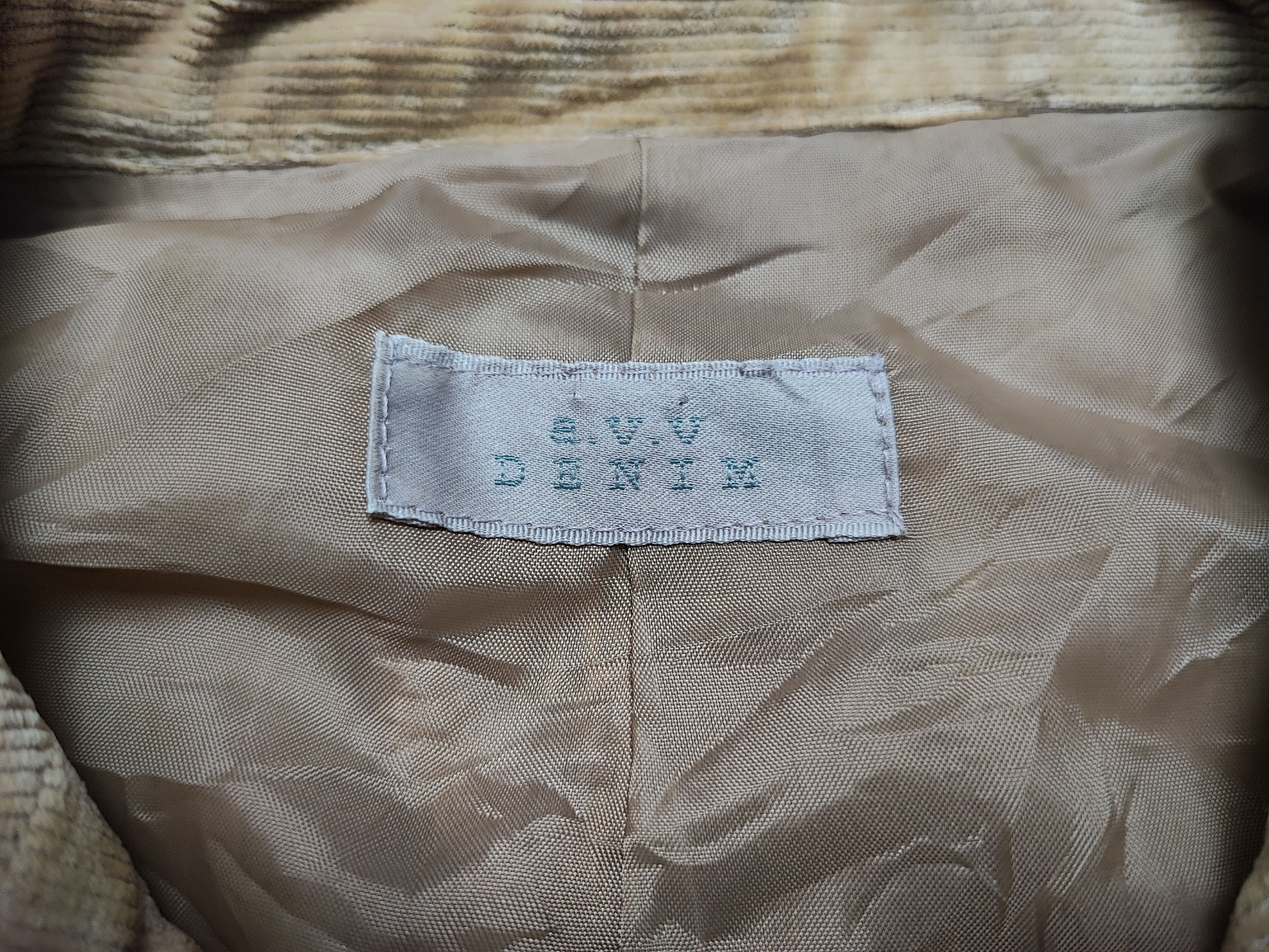 Japanese Brand AVV DENIM JACKET CORDUROY Size M / US 6-8 / IT 42-44 - 7 Thumbnail