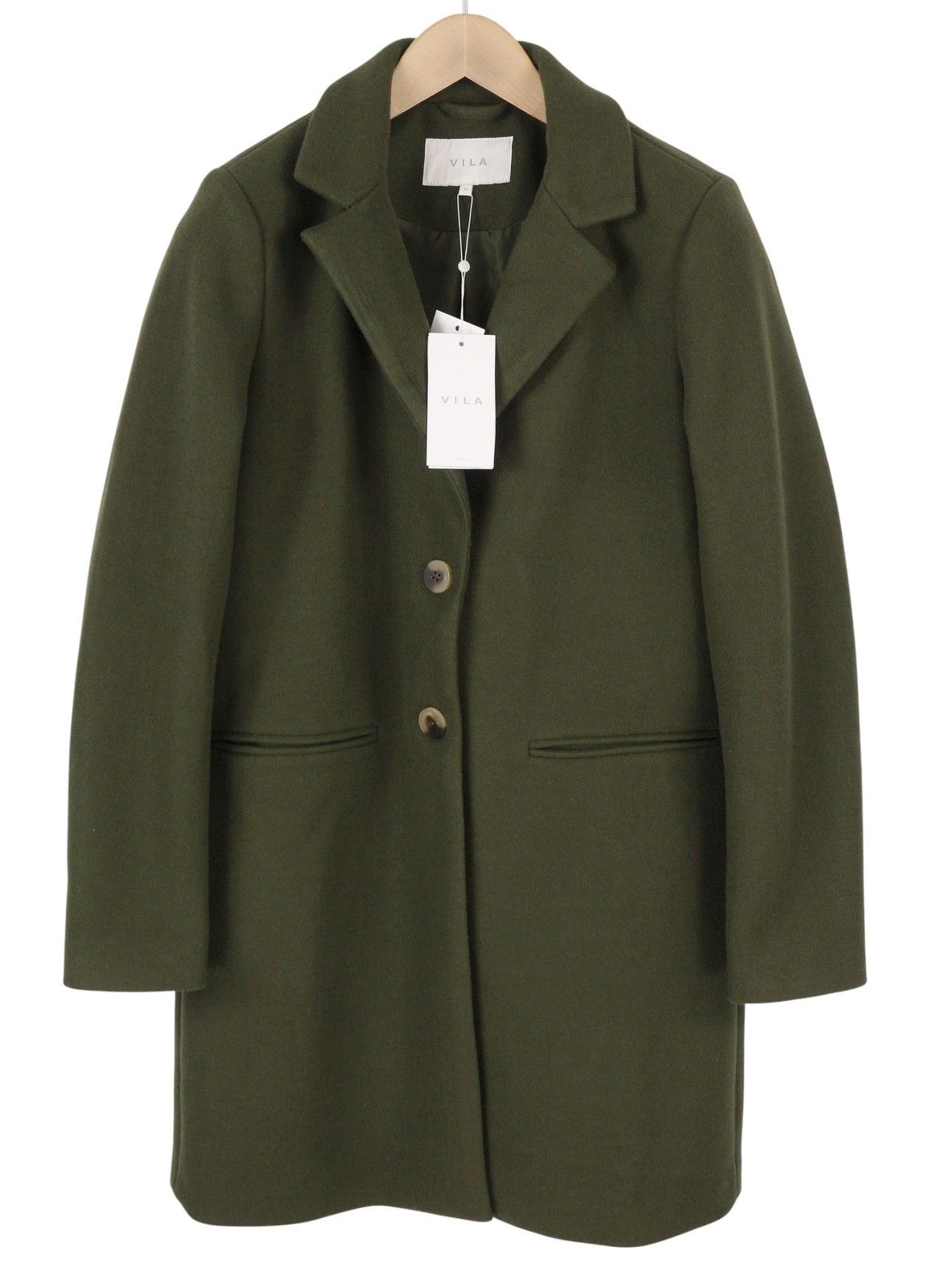 Other JULLY EU36 Green Notch Lapel Button-Up Lined 88056 Size S / US 4 / IT 40 - 4 Thumbnail