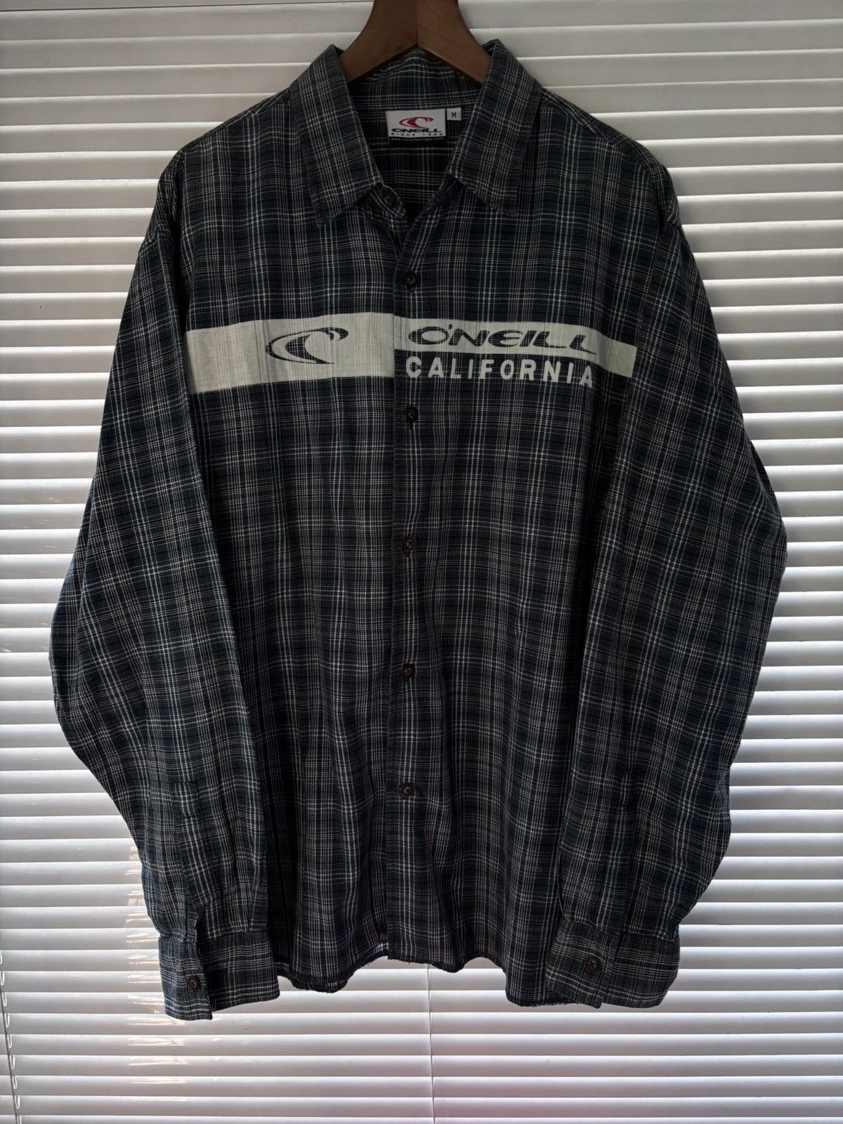 O'Neill Vintage Y2K O'Neill Plaid Flannel Shirt Big Logo Skate Surf Size US M / EU 48-50 / 2 - 1 Thumbnail