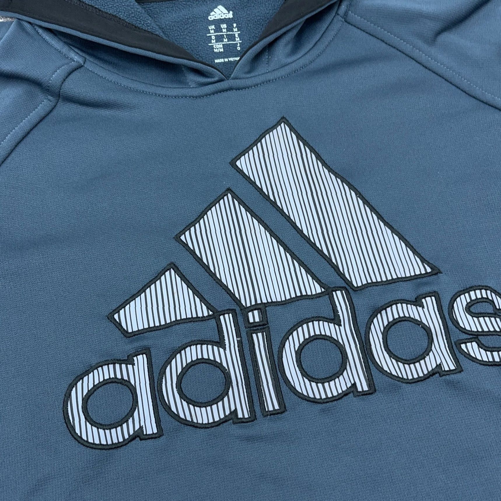 Adidas Adidas Hoodie Men Medium Gray Sweatshirt Pullover Hooded Size US M / EU 48-50 / 2 - 5 Thumbnail