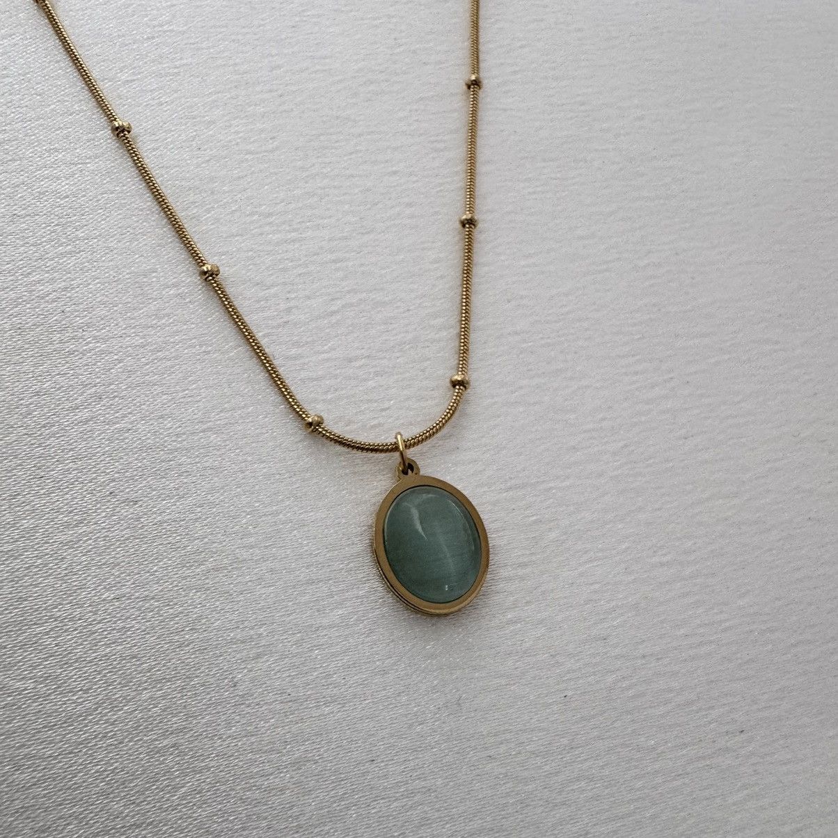 Other Green Crystal Pendant Necklace for Women Size ONE SIZE - 2 Thumbnail