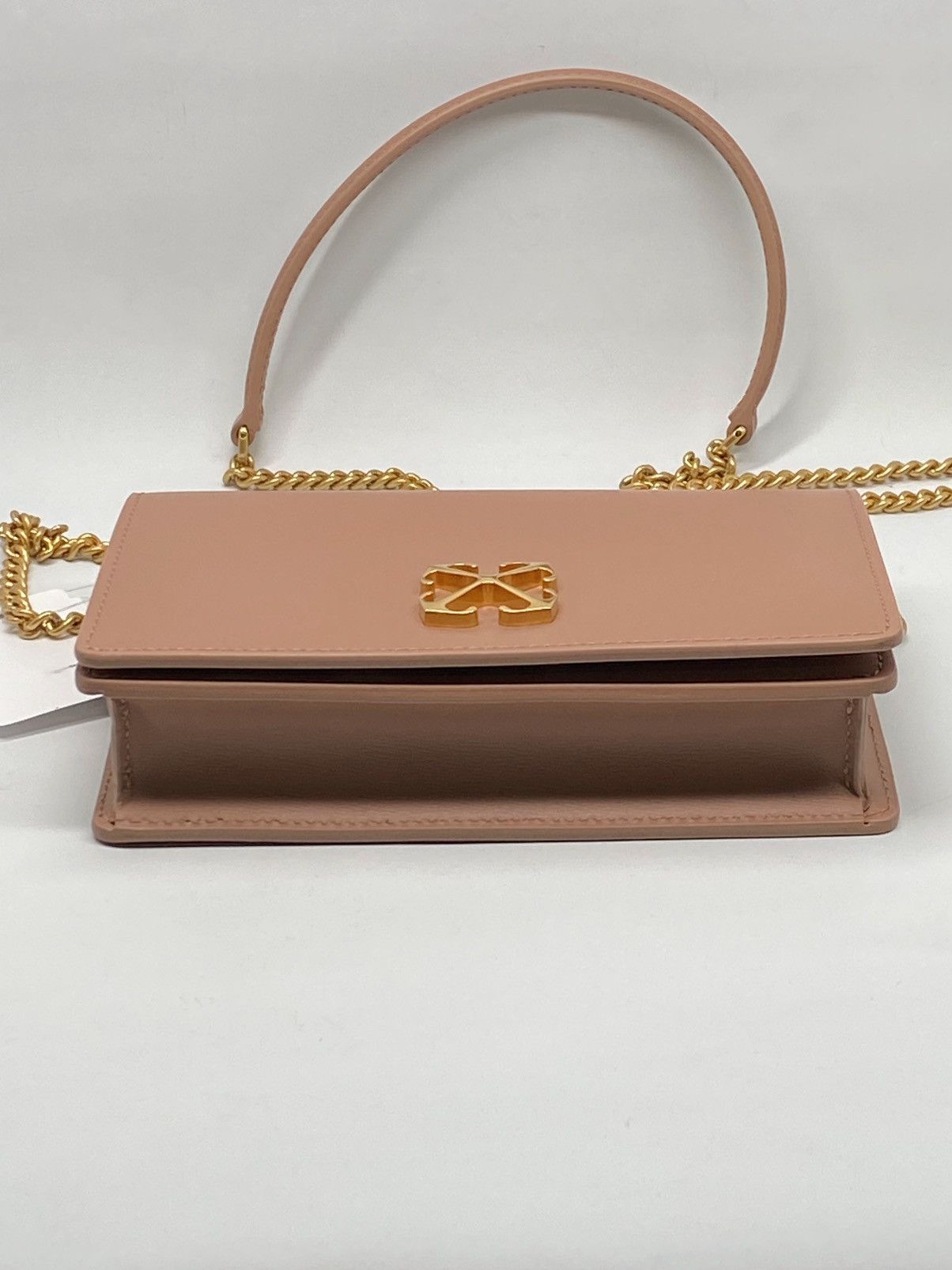Off-White Off-White Jitney Leather Structured Crossbody Bag Size ONE SIZE - 5 Thumbnail