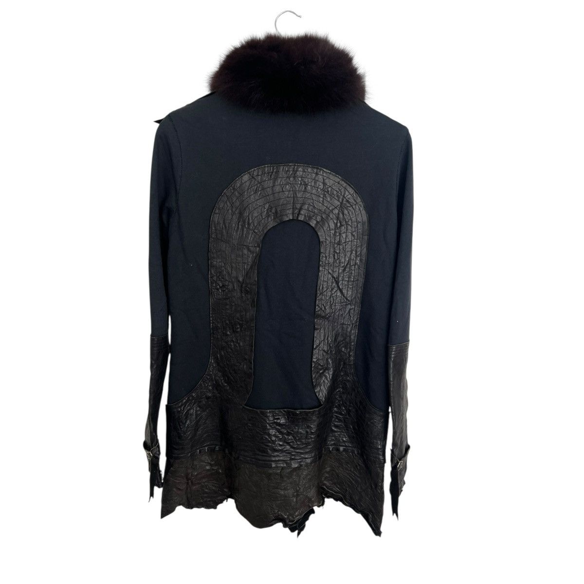 Michele Berandi Michel berandi leather hybrid sweater Size US M / EU 48-50 / 2 - 2 Thumbnail
