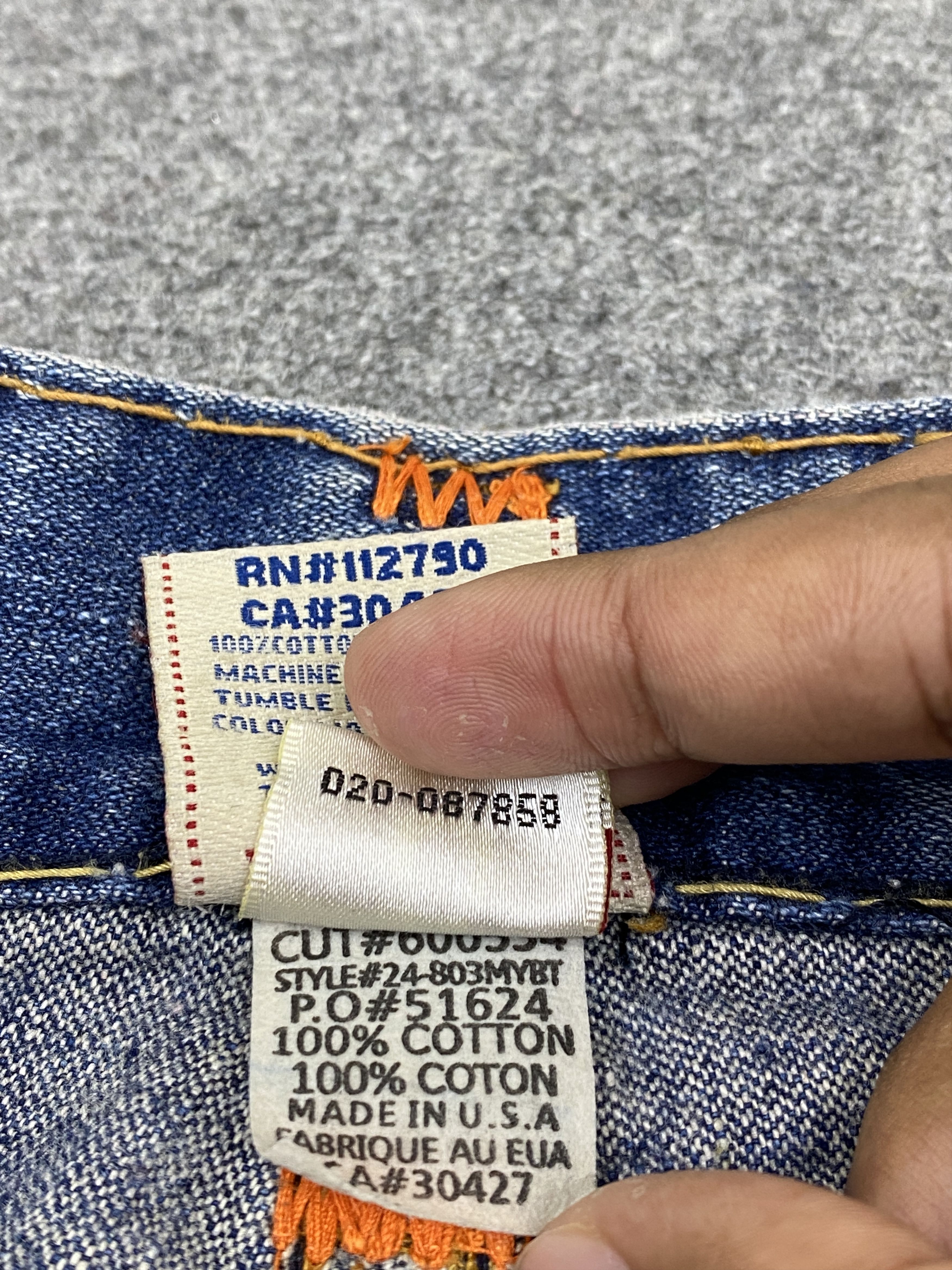 True Religion Vintage True Religion Made In USA Denim Jeans DP2721 Size US 32 / EU 48 - 7 Thumbnail