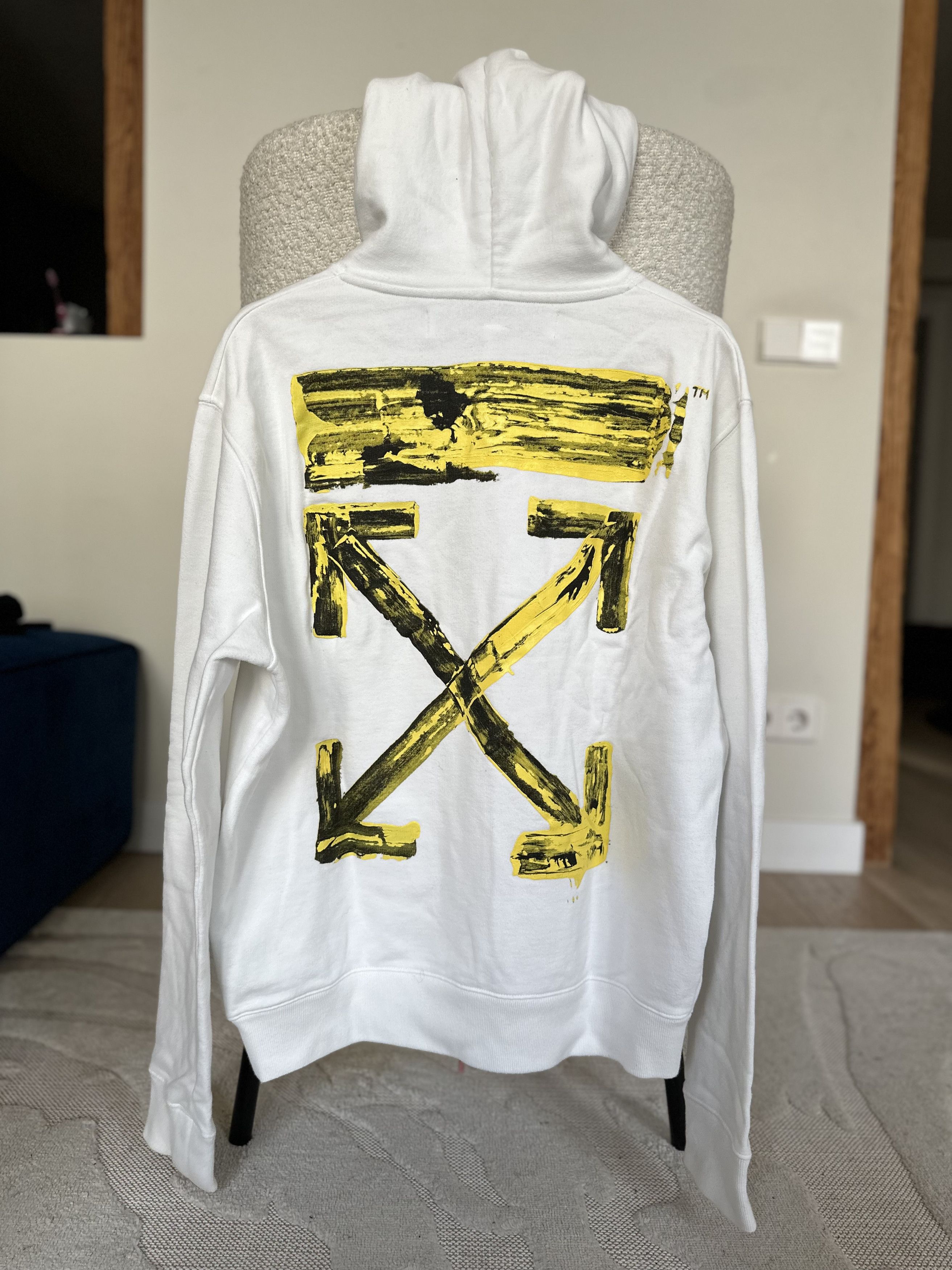 Off-White OFF-WHITE Acrylic Arrows Hoodie Size US L / EU 52-54 / 3 - 3 Thumbnail