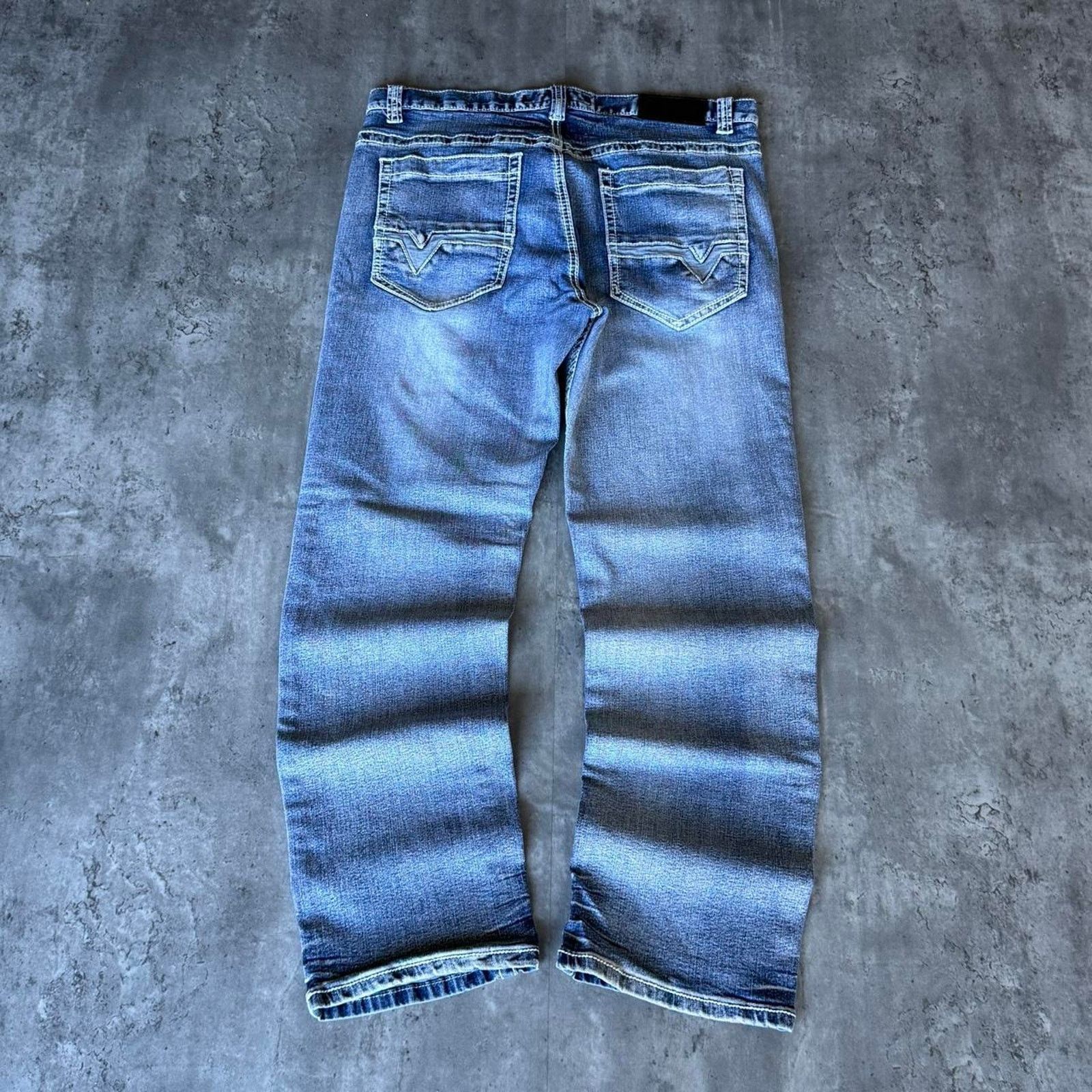 Japanese Brand × Vintage Vintage Y2K Streetwear Graphic Denim Jeans Skater Style Size US 36 / EU 52 - 1 Thumbnail