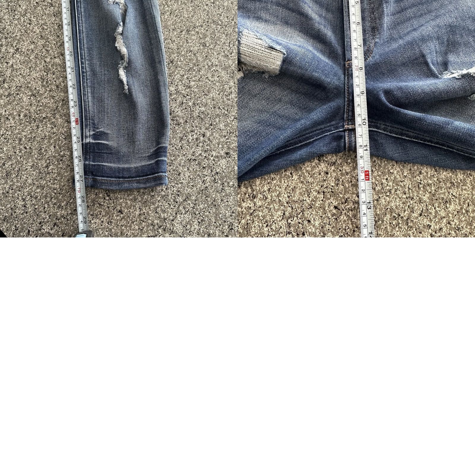 Express Express Jeans Womens 4 High Rise Jegging Distressed Stretch Denim Shirt? Size 28" / US 6 / IT 42 - 8 Thumbnail