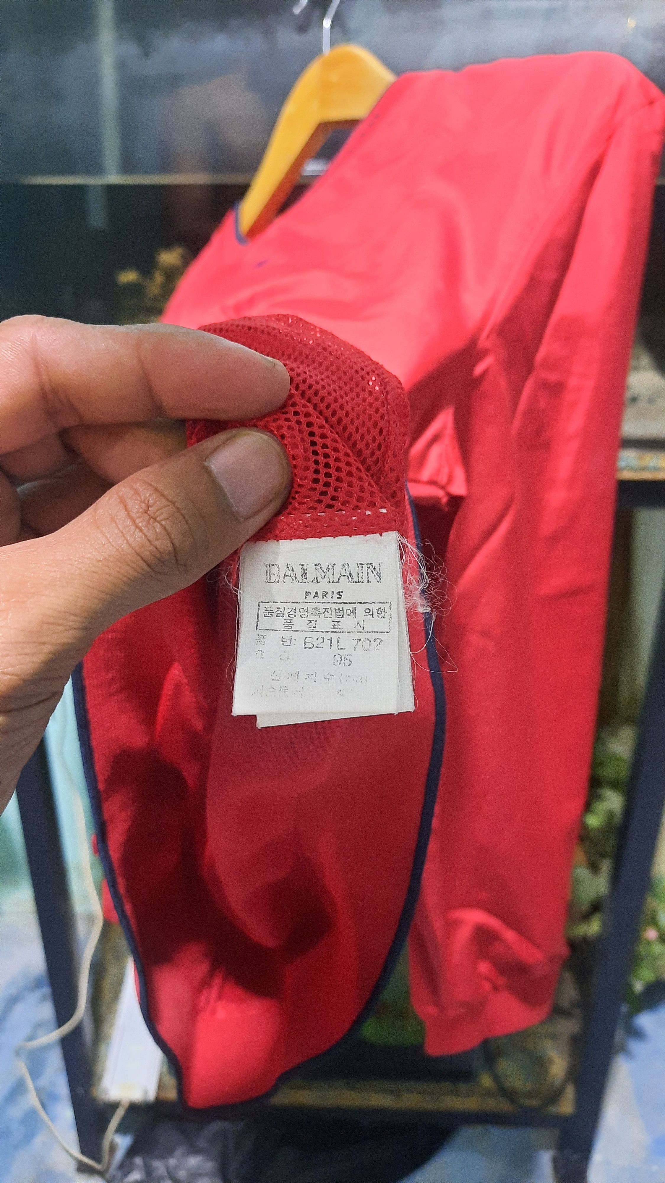 Balmain × Designer JakV-collar parachute jacket Size US S / EU 44-46 / 1 - 5 Thumbnail