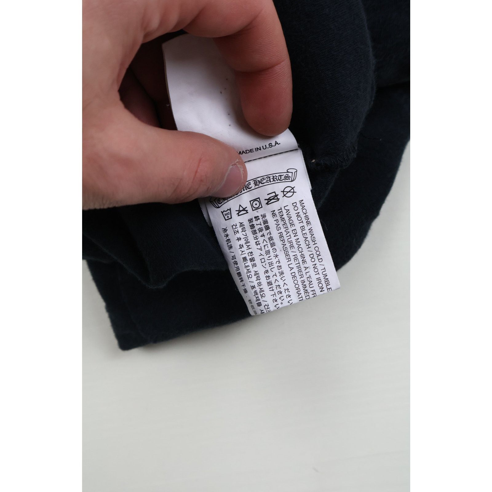 Chrome Hearts Scroll Logo Tee