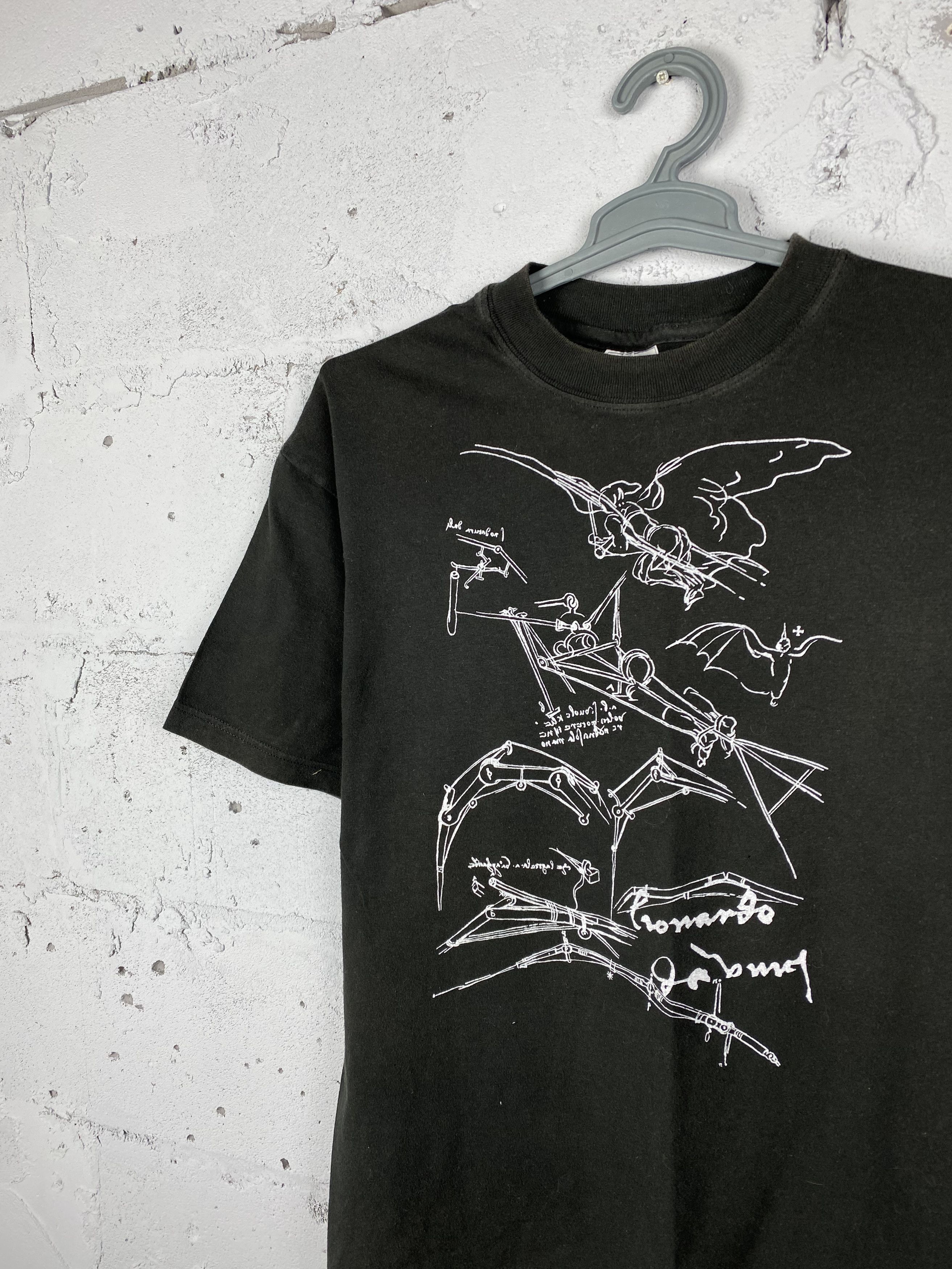 Vintage Vintage Leonardo Da Vinci Vitruvian Man T-Shirt Size US L / EU 52-54 / 3 - 2 Thumbnail