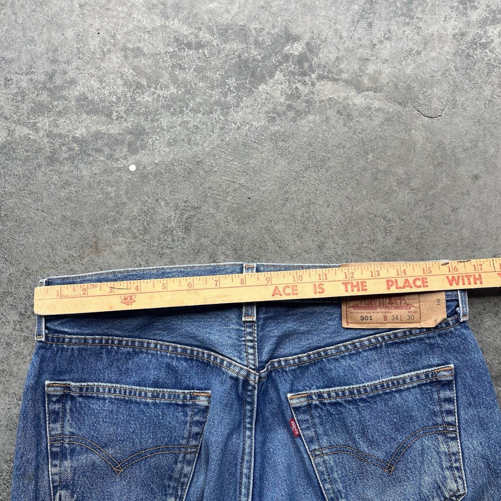 Levi's Vintage Levi’s 501xx Jeans Men’s 34 X 30 Dark Wash Western W Size US 34 / EU 50 - 4 Thumbnail