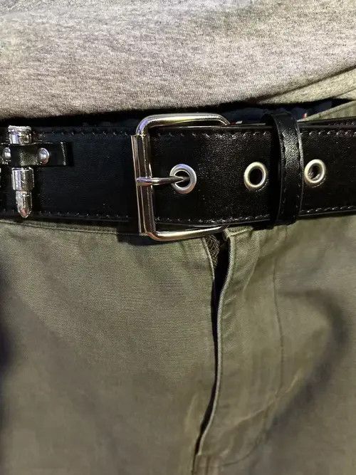 Japanese Brand Belts Bullet Studded Belt Size 34 - 3 Thumbnail