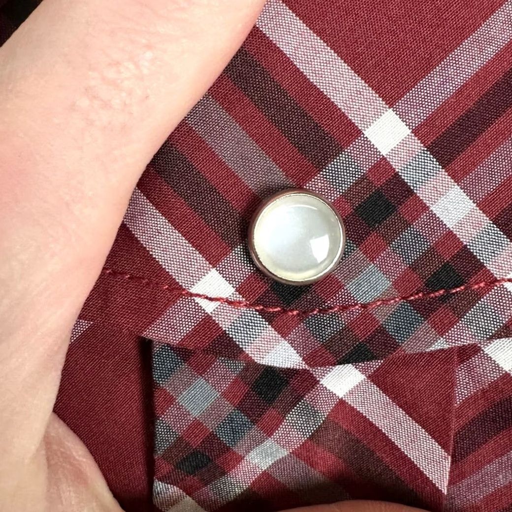 Vintage VINTAGE Coevals Club Pearl Snap Western Shirt Men XL Red Plaid Button Up Flap Pocket NEW Size US XL / EU 56 / 4 - 7 Thumbnail