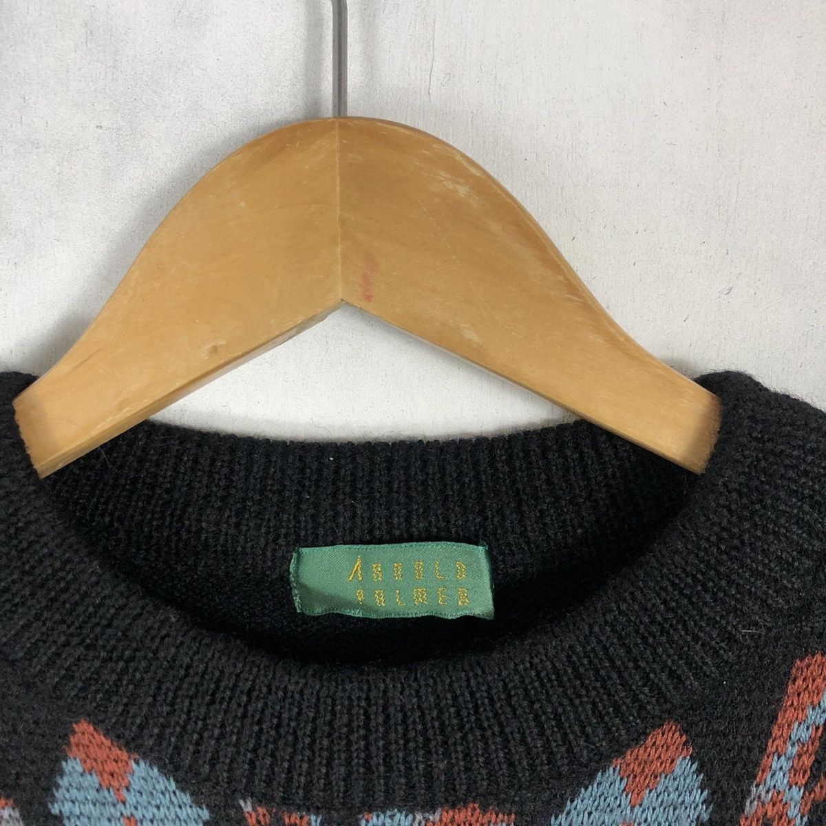 Japanese Brand × Palmes ARNOLD PALMER MONOGRAM KNITWEAR Size US M / EU 48-50 / 2 - 4 Thumbnail