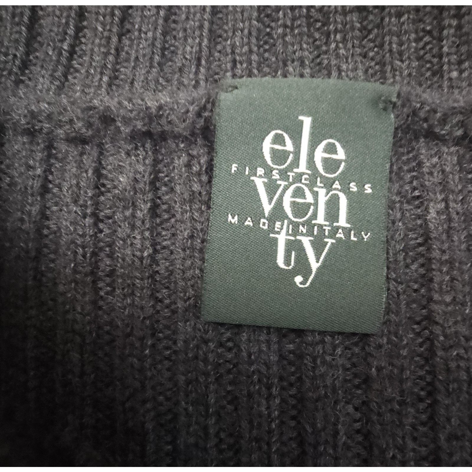 Eleventy ELEVENTY Mens Knit Sweater Crewneck 100% Lana Virgin Wool S Size US S / EU 44-46 / 1 - 3 Thumbnail