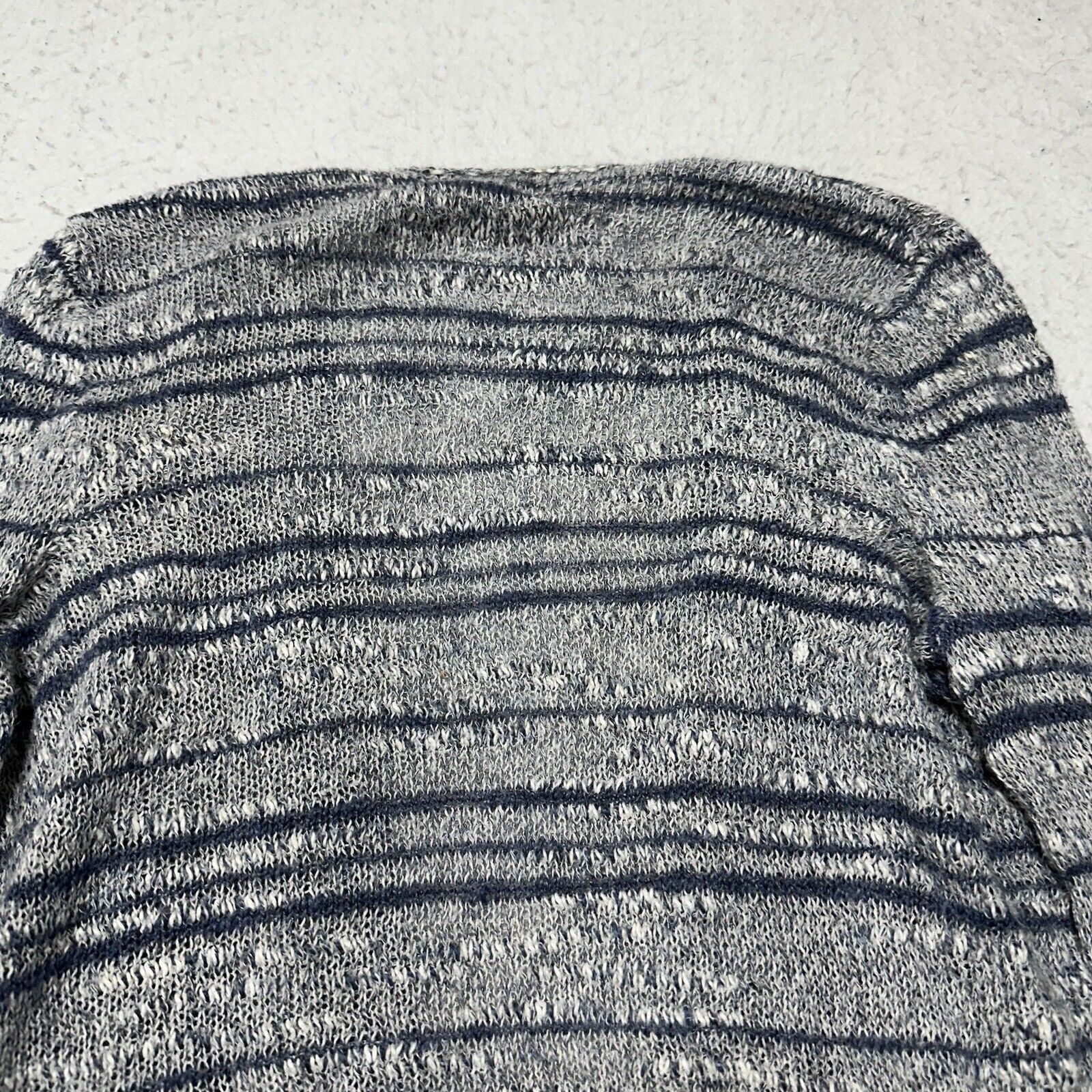 Hollister Hollister XS Waterfall Cardigan Gray Blue Striped Sweater Size XS / US 0-2 / IT 36-38 - 13 Thumbnail