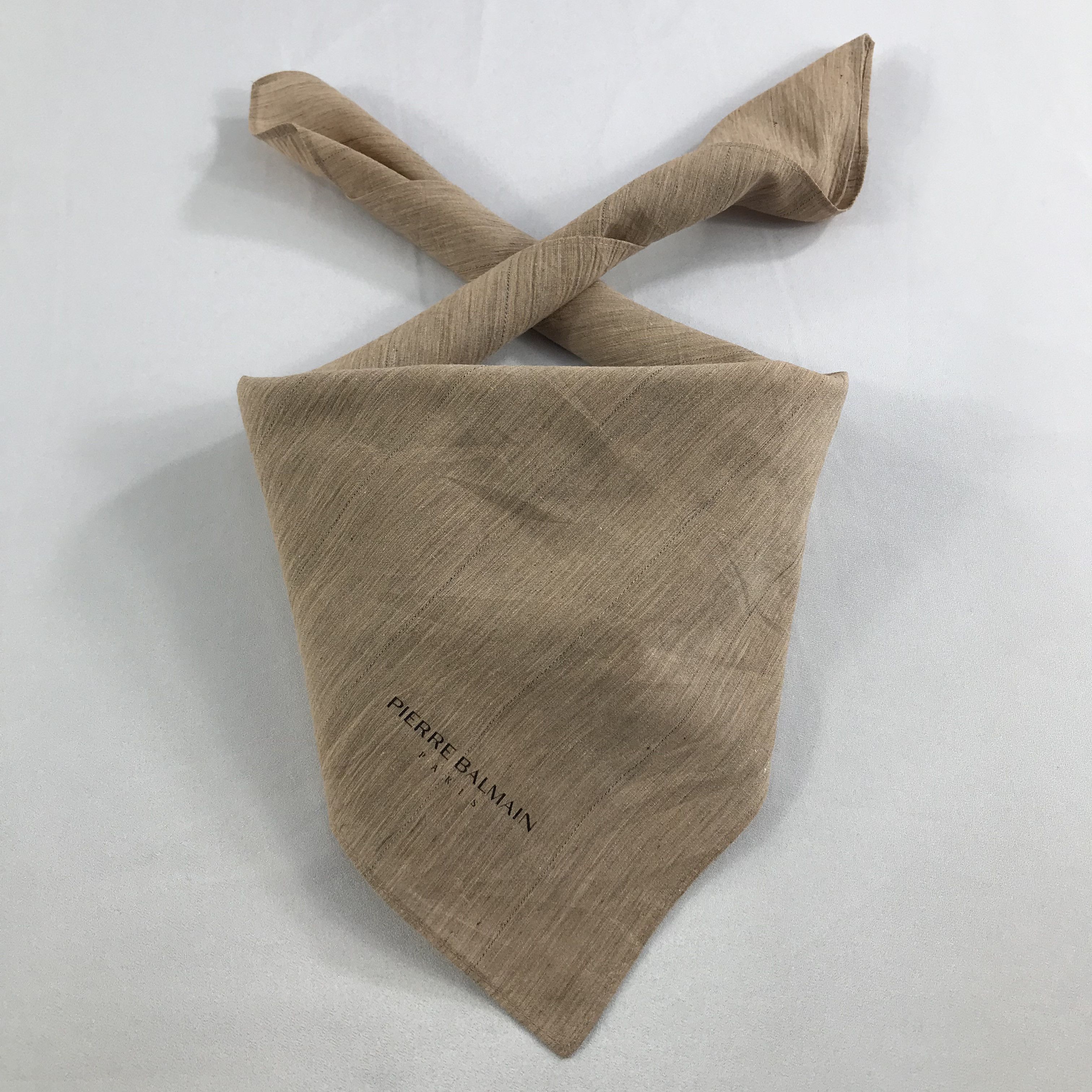 Pierre Balmain × Vintage Pierre Balmain Bandana / Handkerchief / Neckerchief - S2639 Size ONE SIZE - 3 Thumbnail