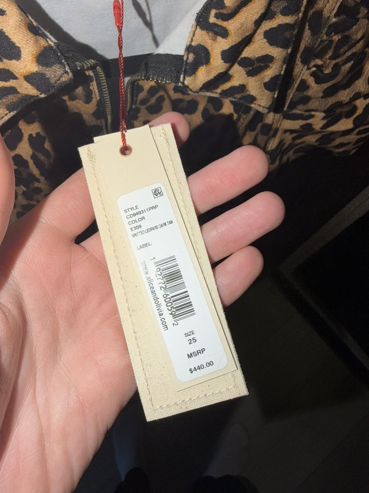 Alice + Olivia ALICE + OLIVIA Women's Spotted Leopard Print Mini-Dress Size XS / US 0-2 / IT 36-38 - 3 Thumbnail