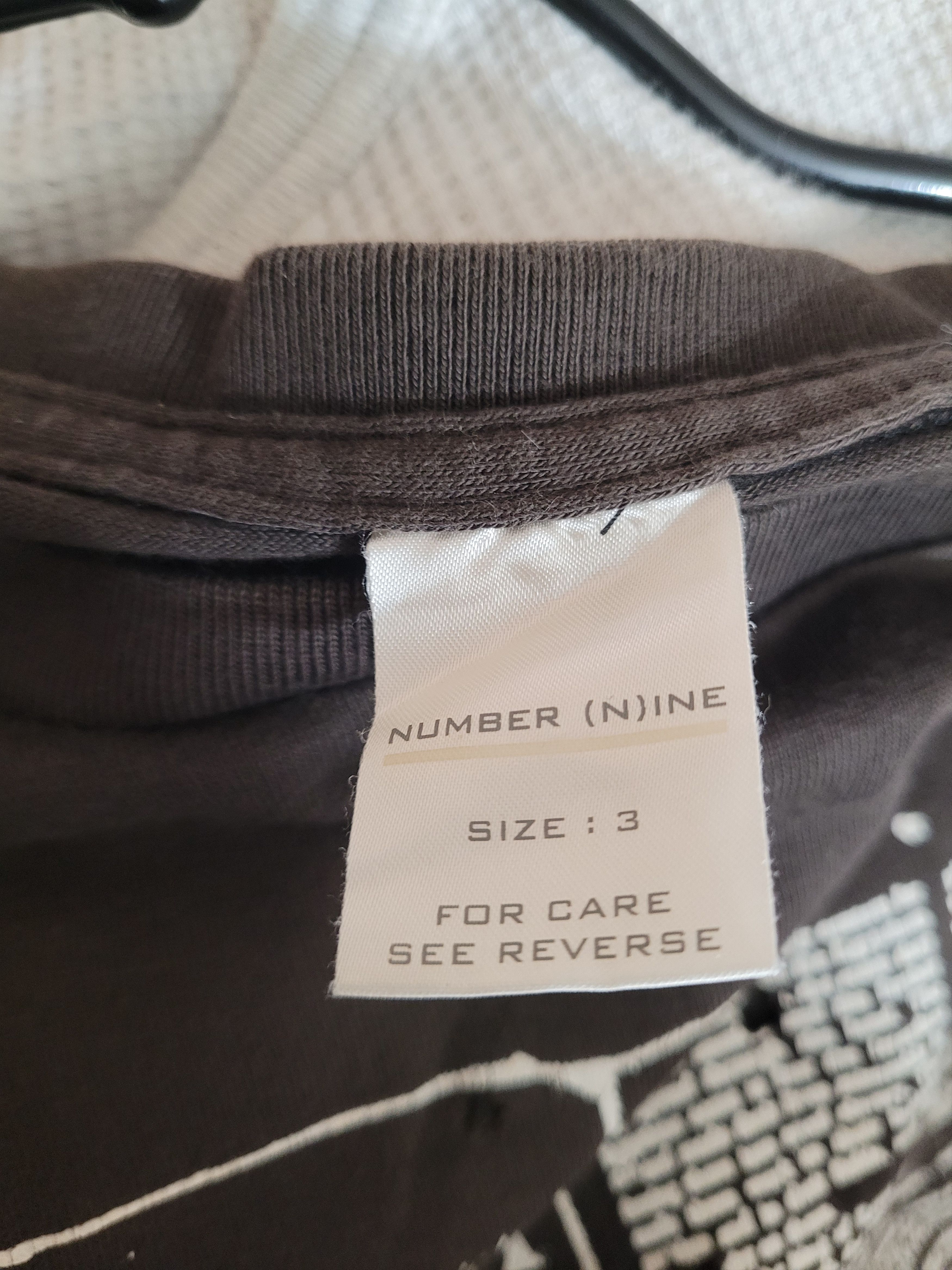 Number (N)ine SS01 distressed bible tee Size US M / EU 48-50 / 2 - 2 Thumbnail