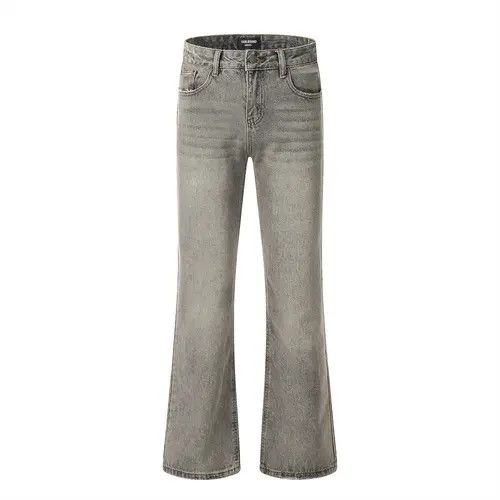 VIBE Men's hippie trend distressed washed flared jeans Size US 32 / EU 48 - 1 Thumbnail