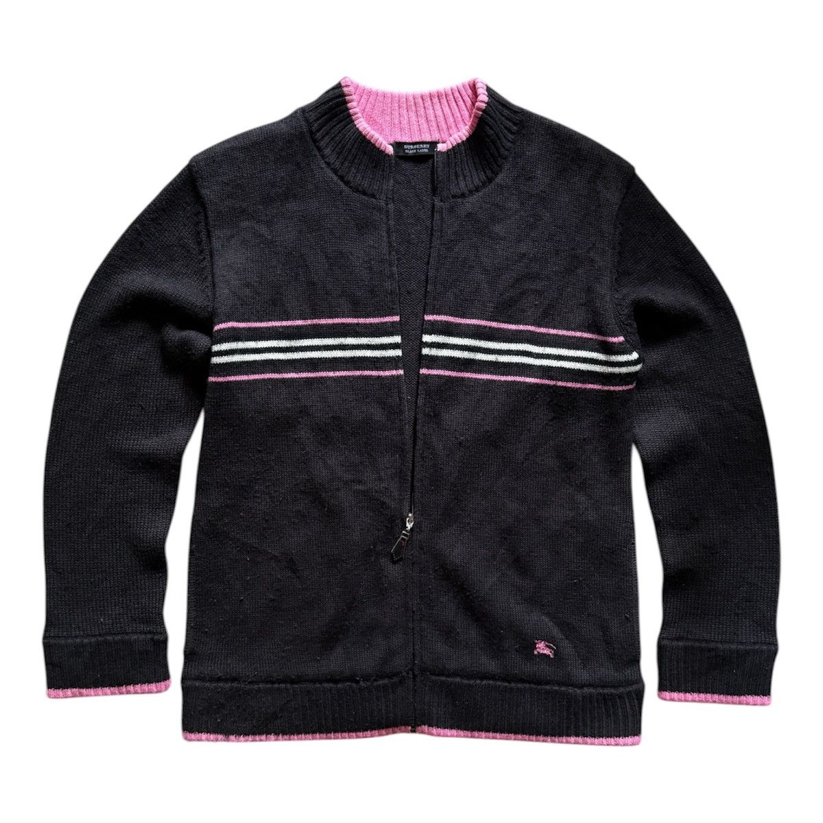 Burberry Burberry Black Label full-zip knit jacket Size US L / EU 52-54 / 3 - 1 Thumbnail
