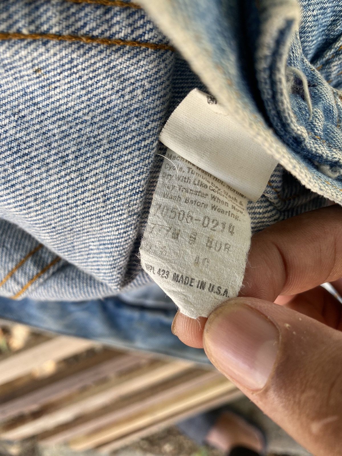 🔥 Distressed 🔥 Vintage 90s Levis Type-2 Jacket