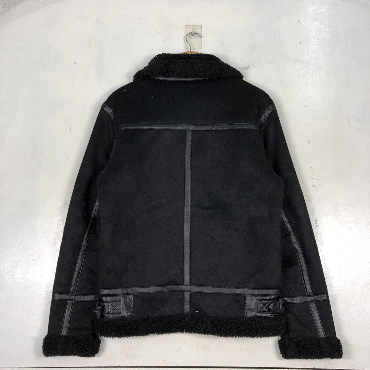 Other × Zara Sherpa Sherling Sheepskin Style Jackets Size US S / EU 44-46 / 1 - 7 Thumbnail