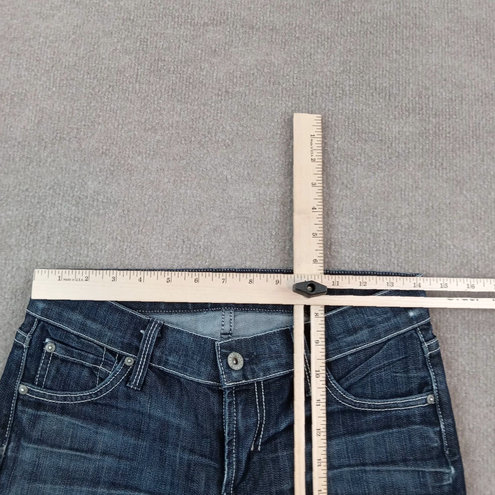Vintage James Jeans Women's Blue Bootcut Mid Rise Stretch Jeans Size 26 Size 26" / US 2 / IT 38 - 5 Thumbnail