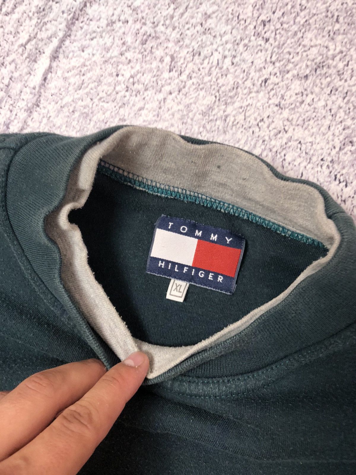 Tommy Hilfiger Men’s sweater Tommy Hilfiger big logo size Xl Size US XL / EU 56 / 4 - 3 Thumbnail