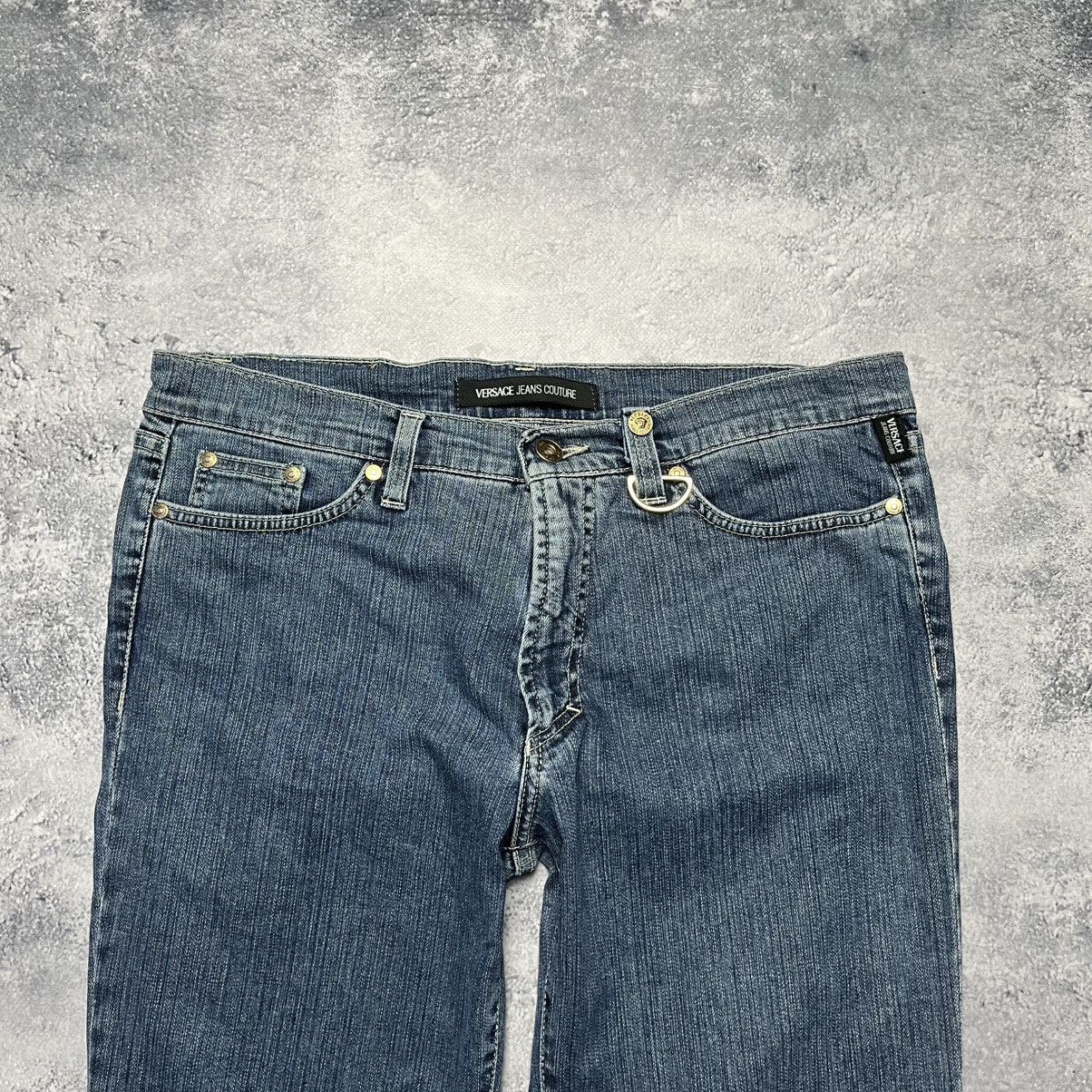 Versace Vintage Versace Jeans Couture Denim Jeans Luxury Designer Size 33" - 2 Thumbnail