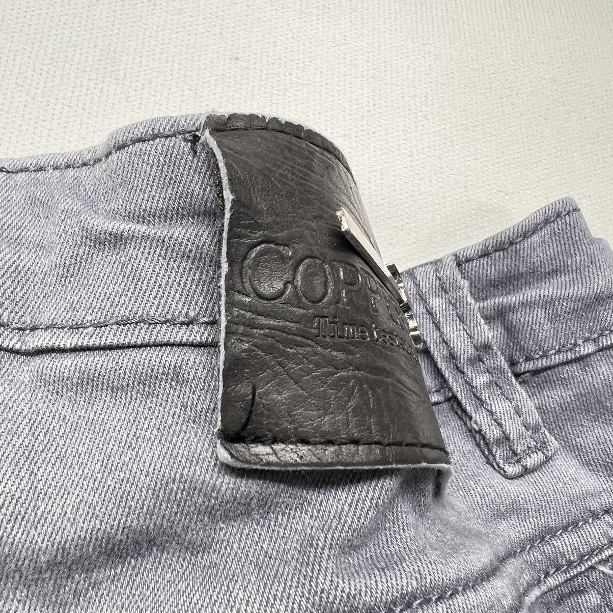 Other Copper Rivet Jeans Grey Skinny Moto Cargo Pocket Denim Size US 30 / EU 46 - 14 Thumbnail